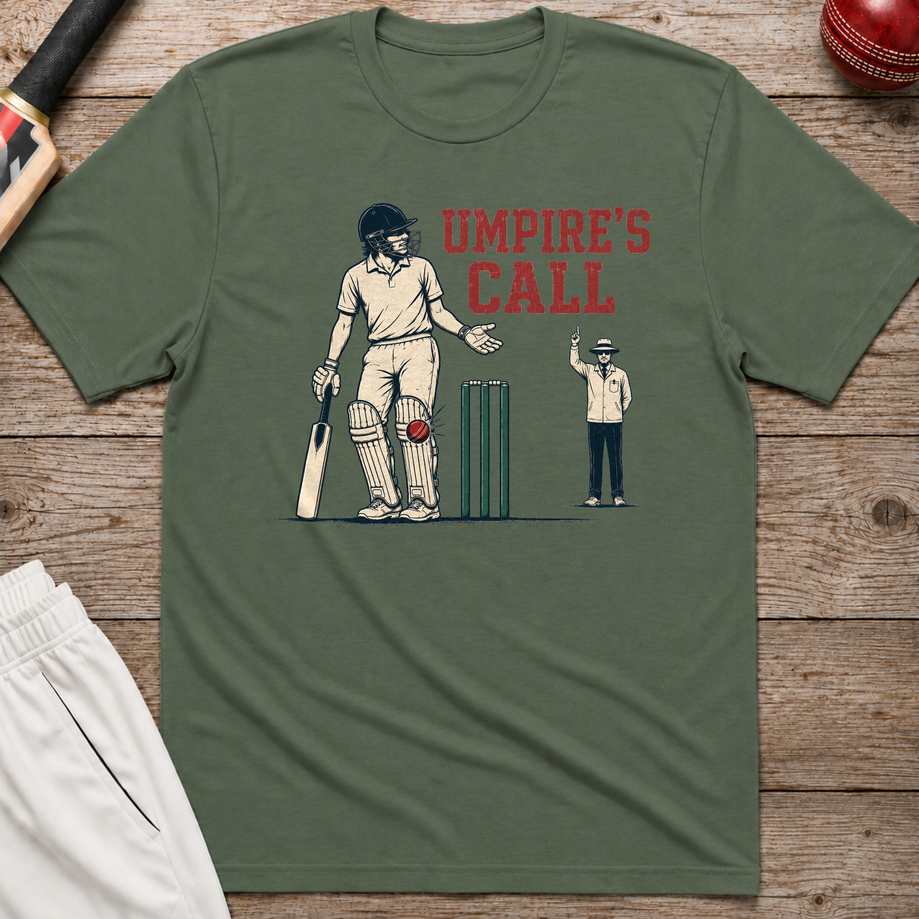 Umpires Call T-Shirt - Military Green
