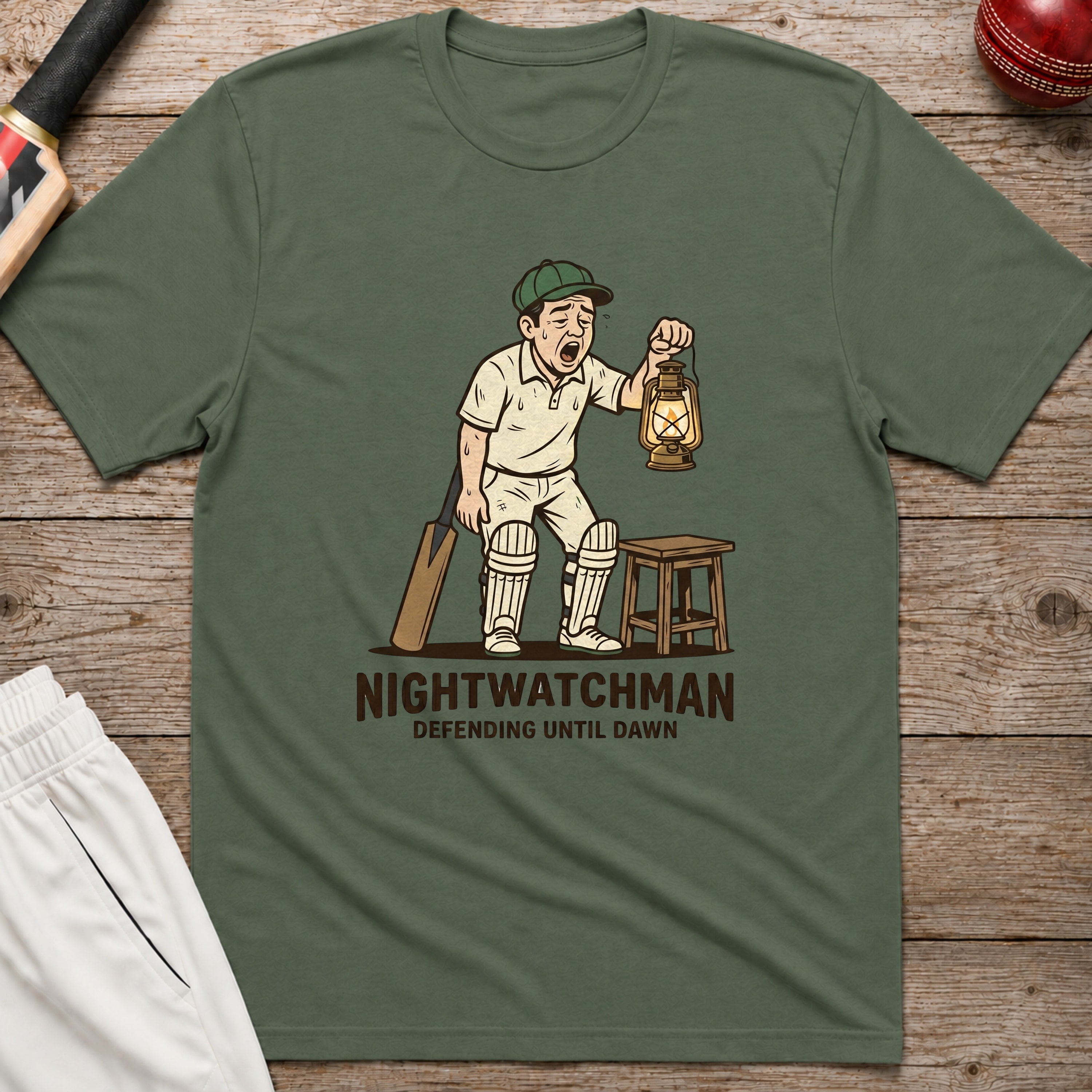 Nightwatchman T-Shirt - Military Green