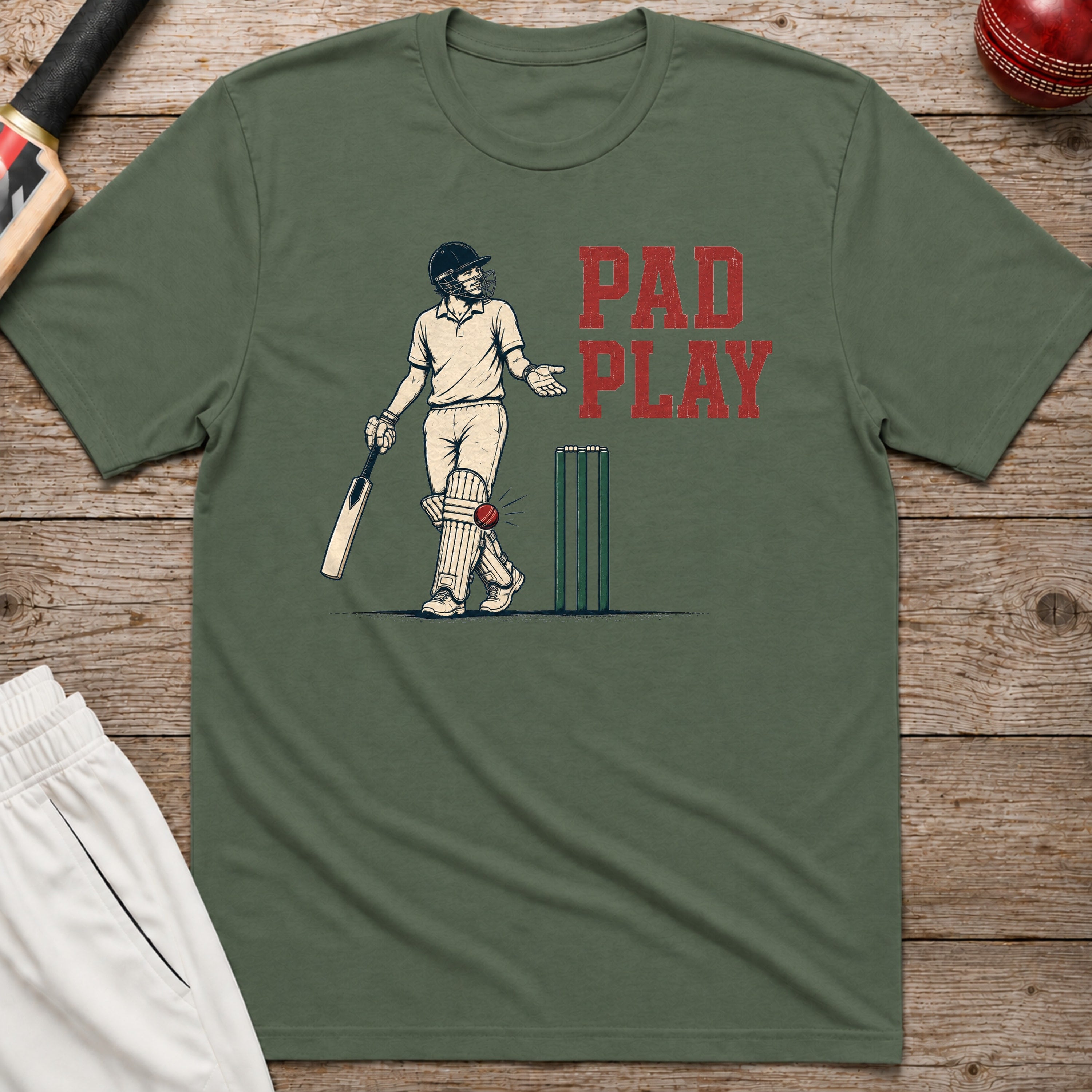 Pad Play T-Shirt - Military Green