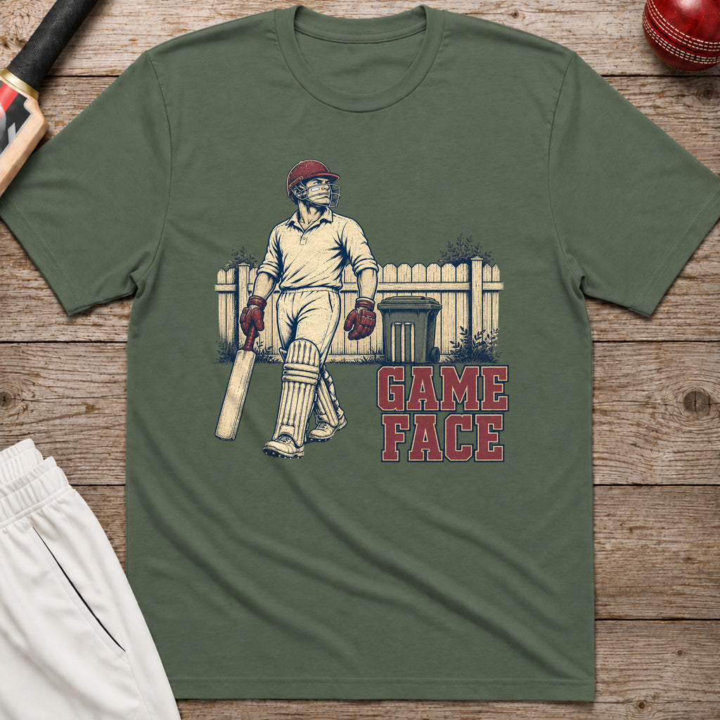 Game Face T-Shirt - Military Green