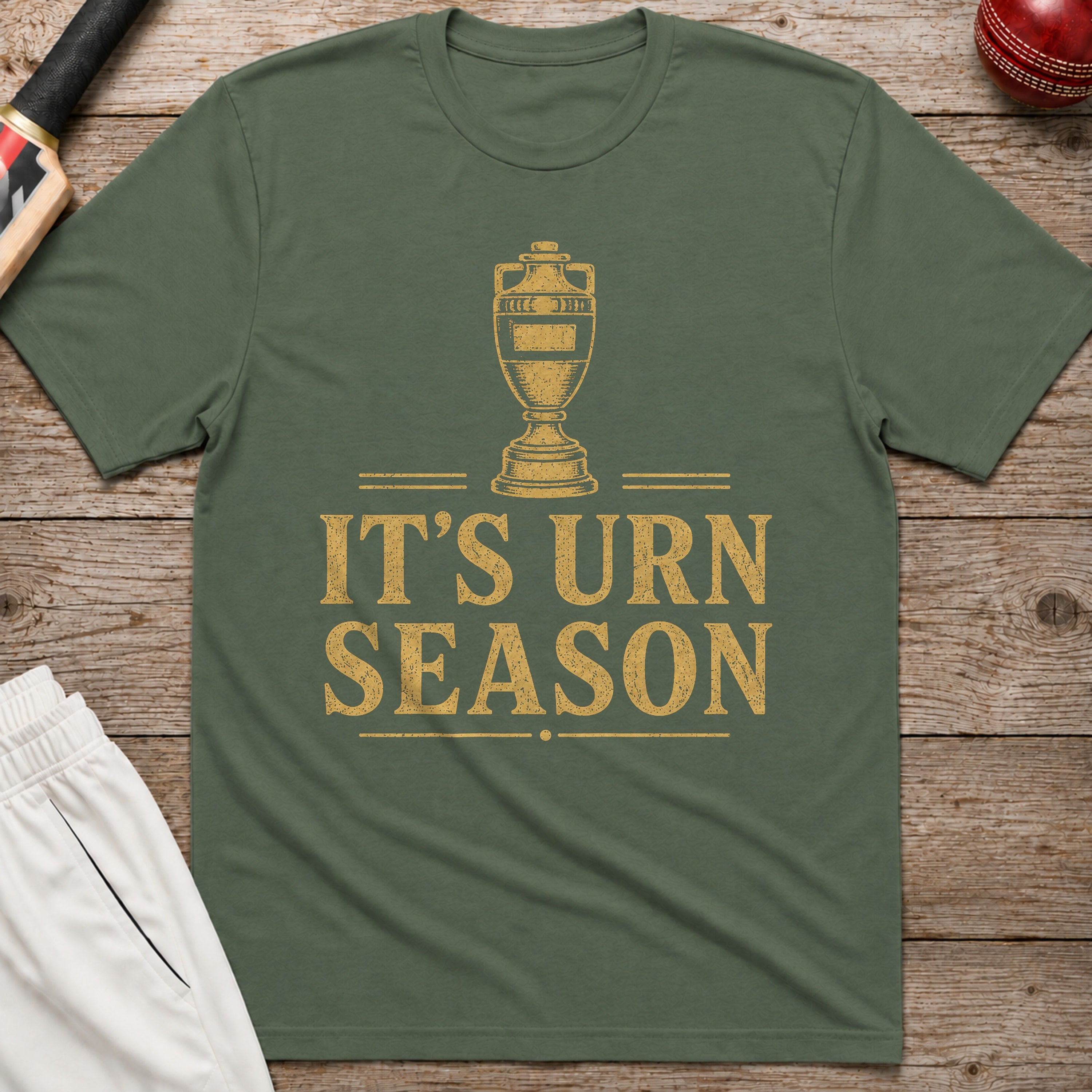 Its Urn Season T-Shirt - Military Green