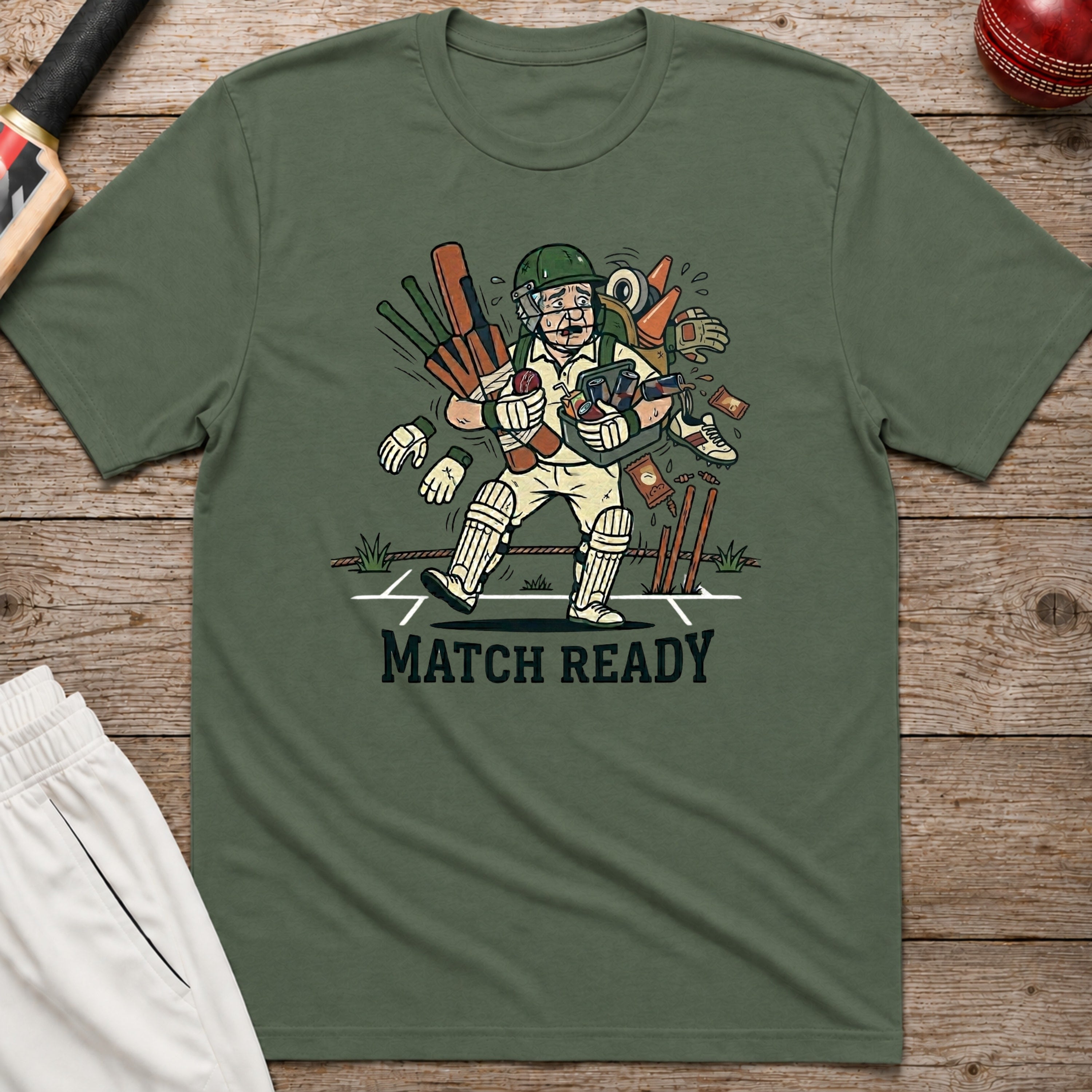Match Ready T-Shirt - Military Green