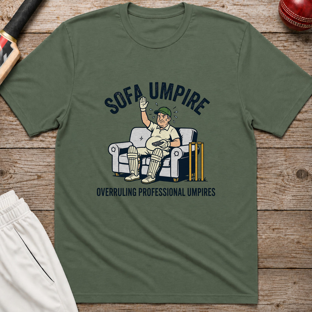 Sofa Umpire T-Shirt - Military Green