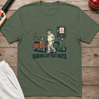 Parking Lot Test Match T-Shirt - Military Green