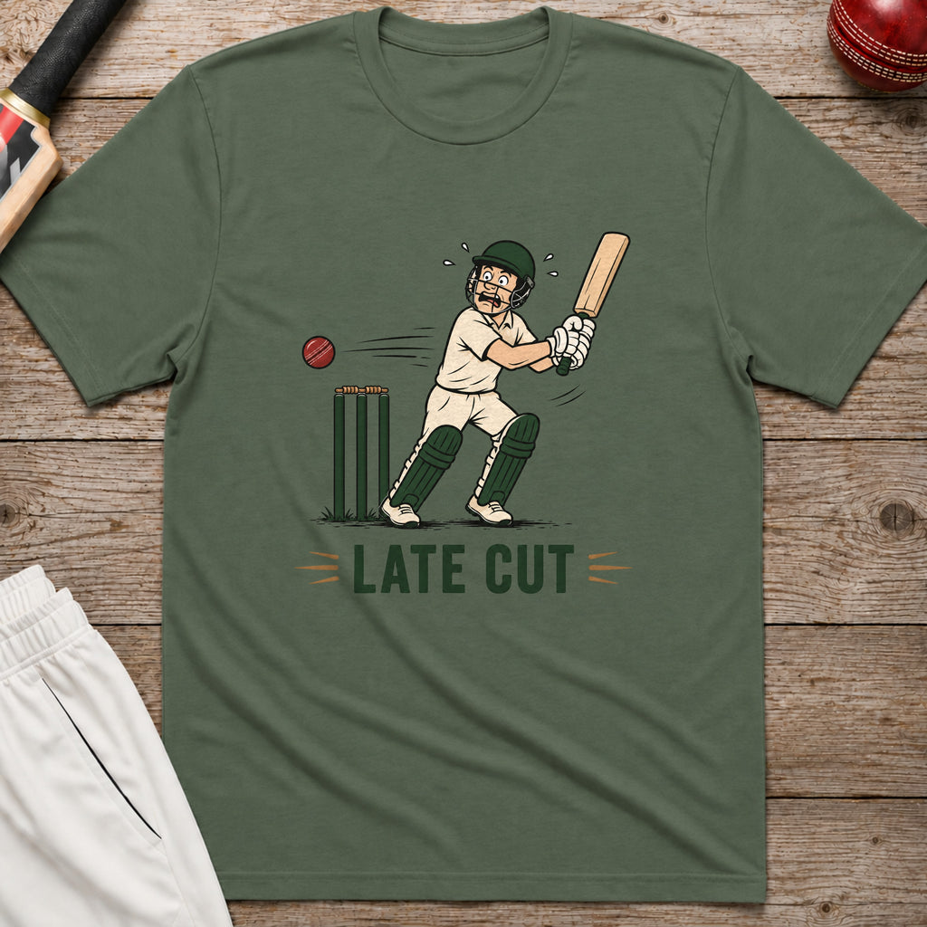 Late Cut T-Shirt - Military Green