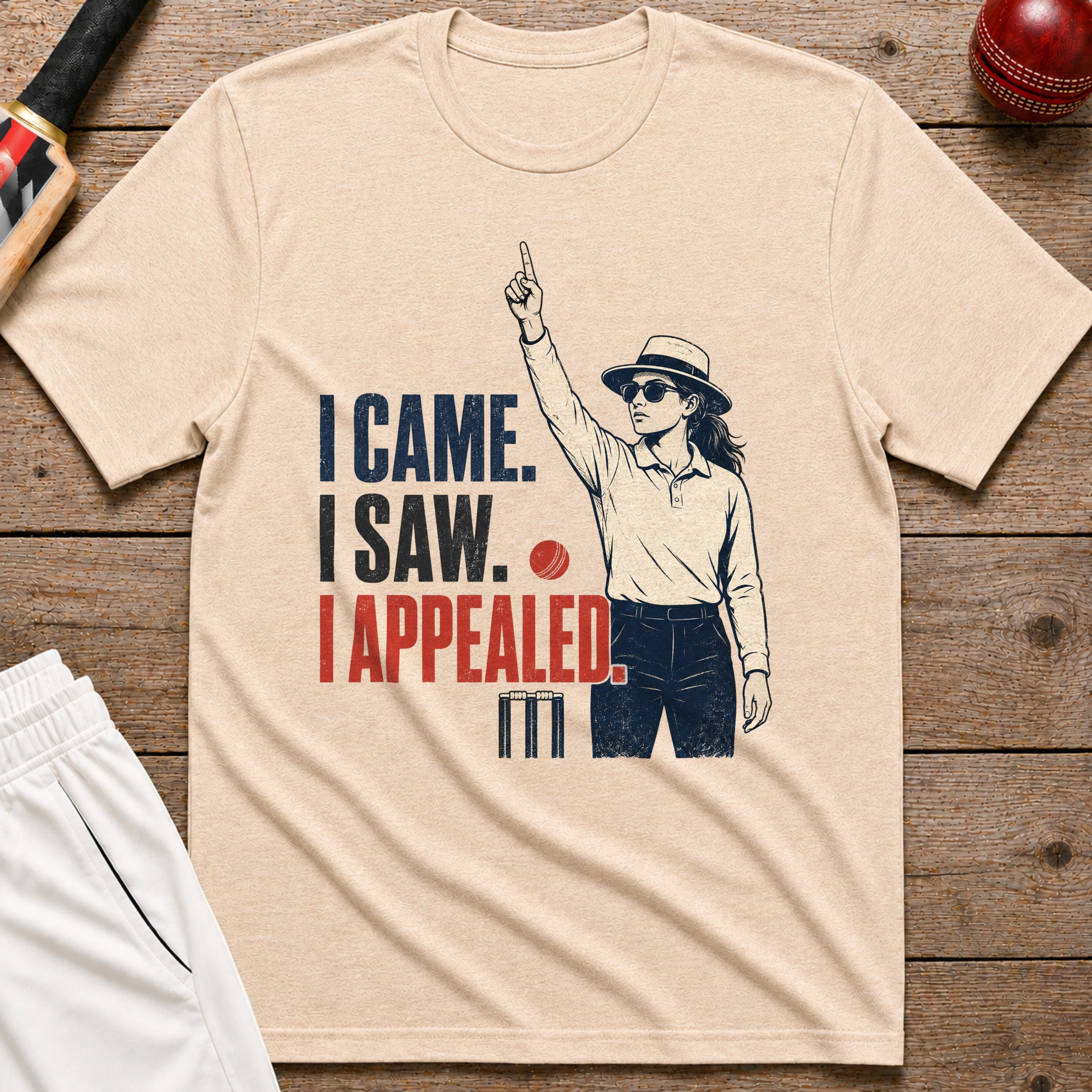I Came I Saw I Appealed T-Shirt - Natural