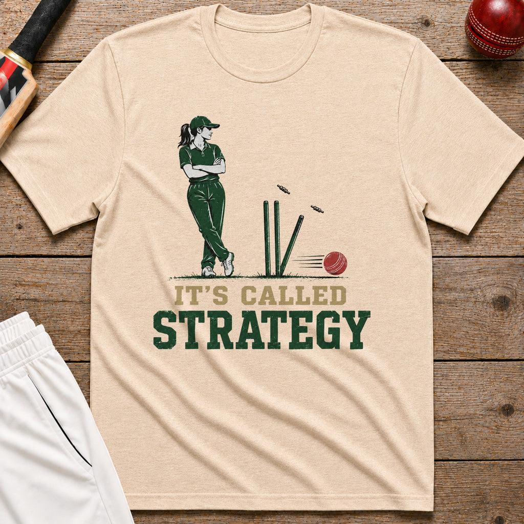 Its Called Strategy T-Shirt - Natural