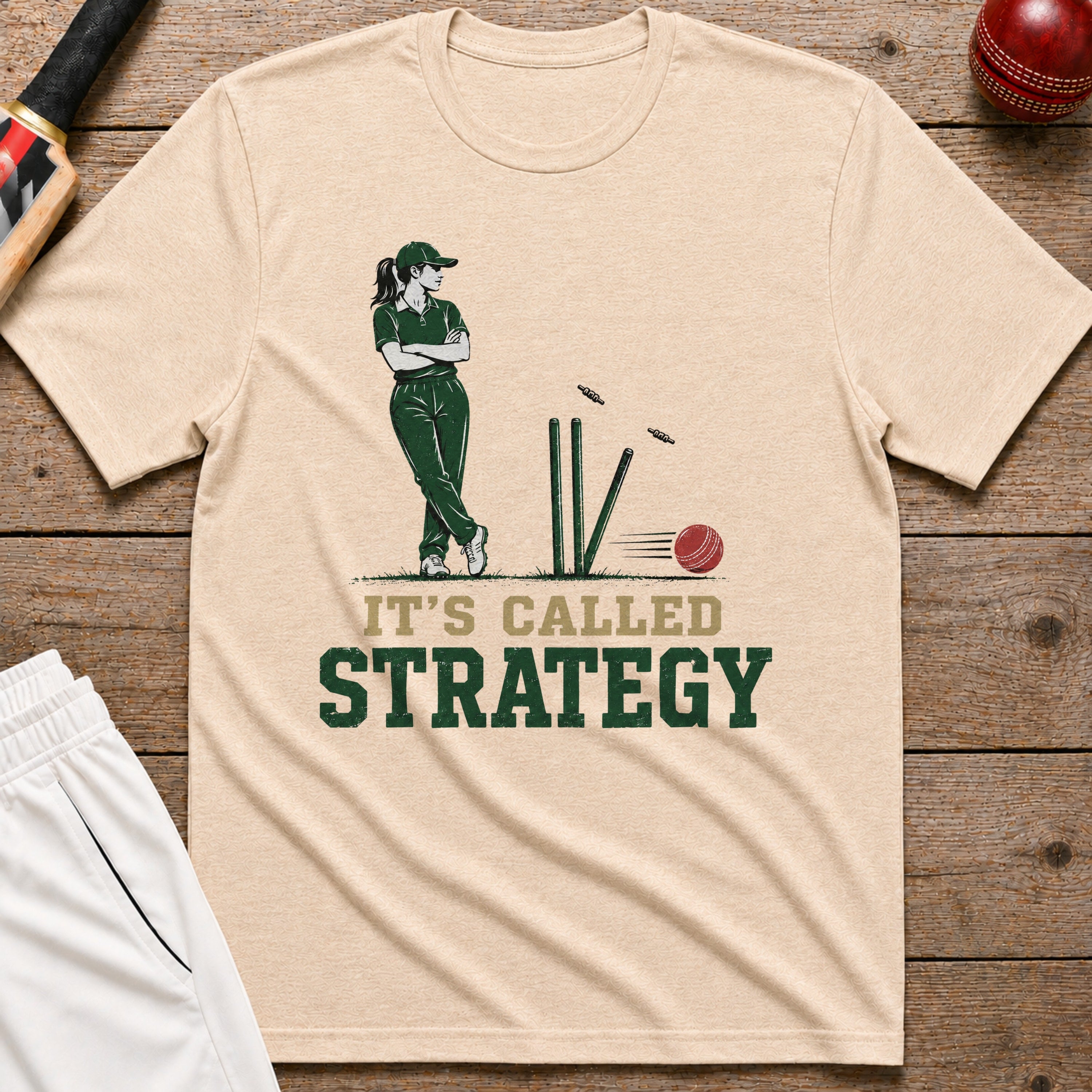 Its Called Strategy T-Shirt - Natural