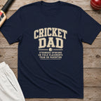 Cricket Dad Field Placements T-Shirt - Navy