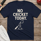 No Cricket Today T-Shirt - Navy