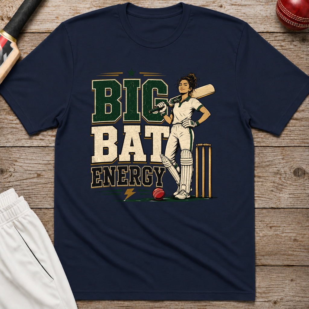 Big Bat Energy T-Shirt - Navy