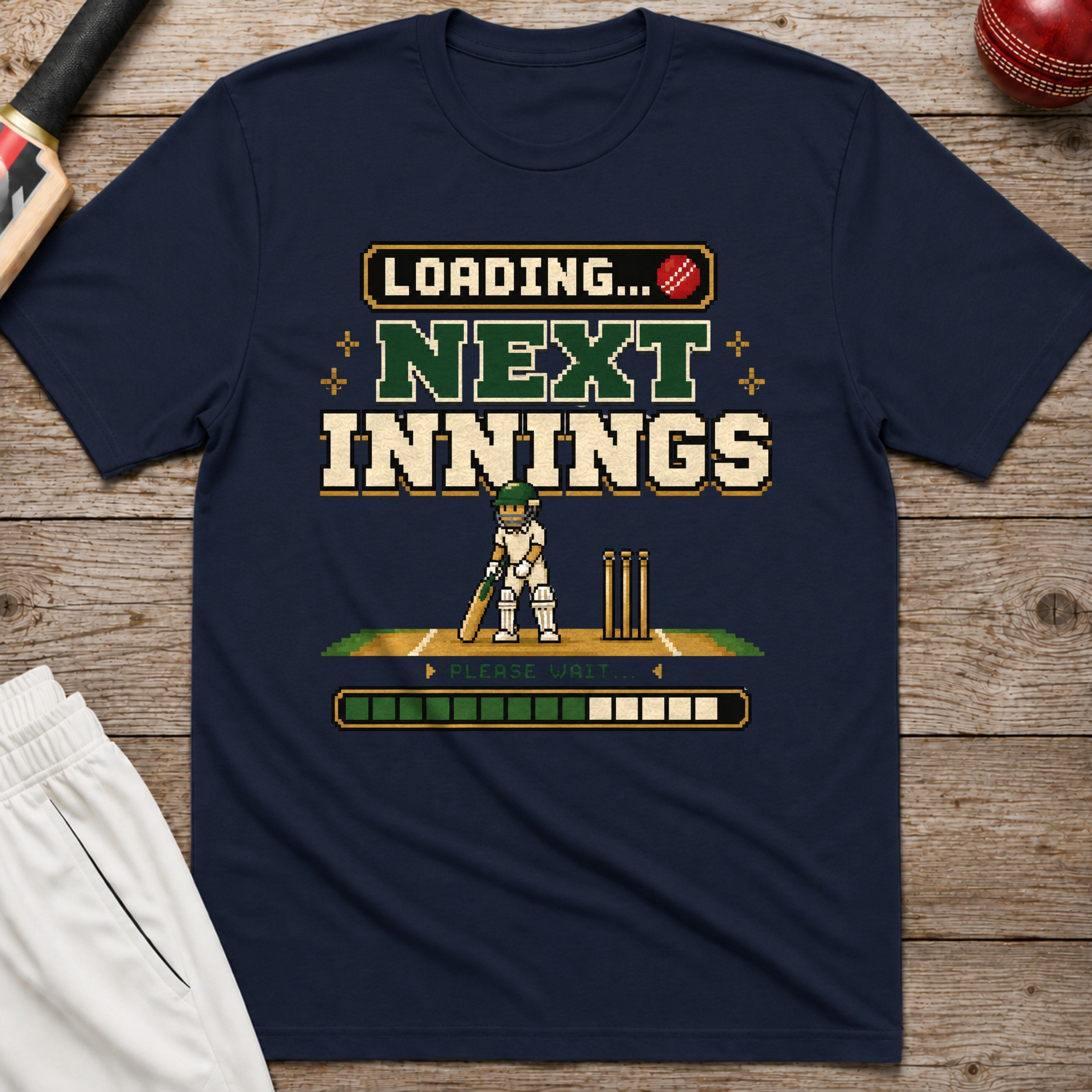 Loading Next Innings T-Shirt - Navy