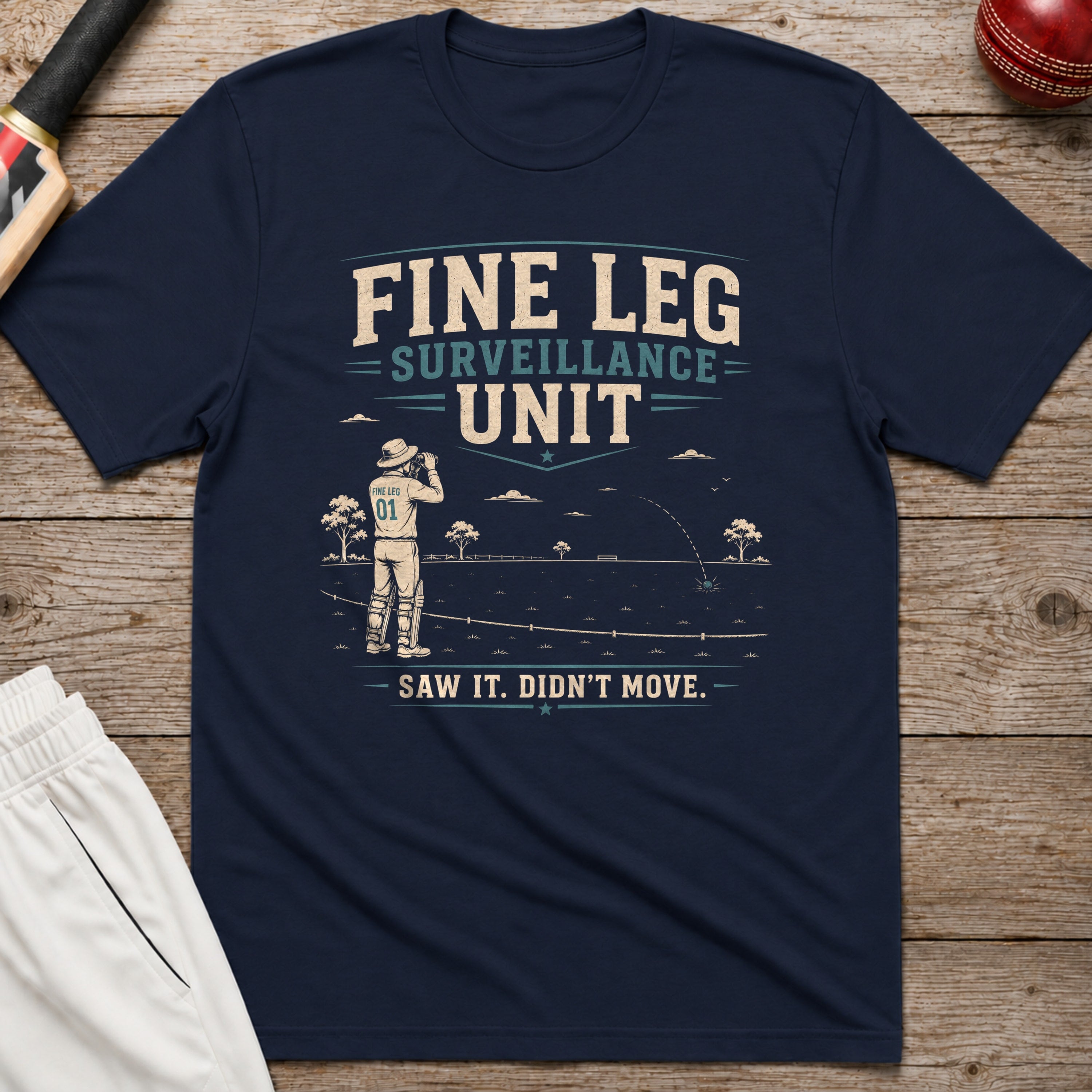 Fine Leg Surveillance Unit T-Shirt - Navy