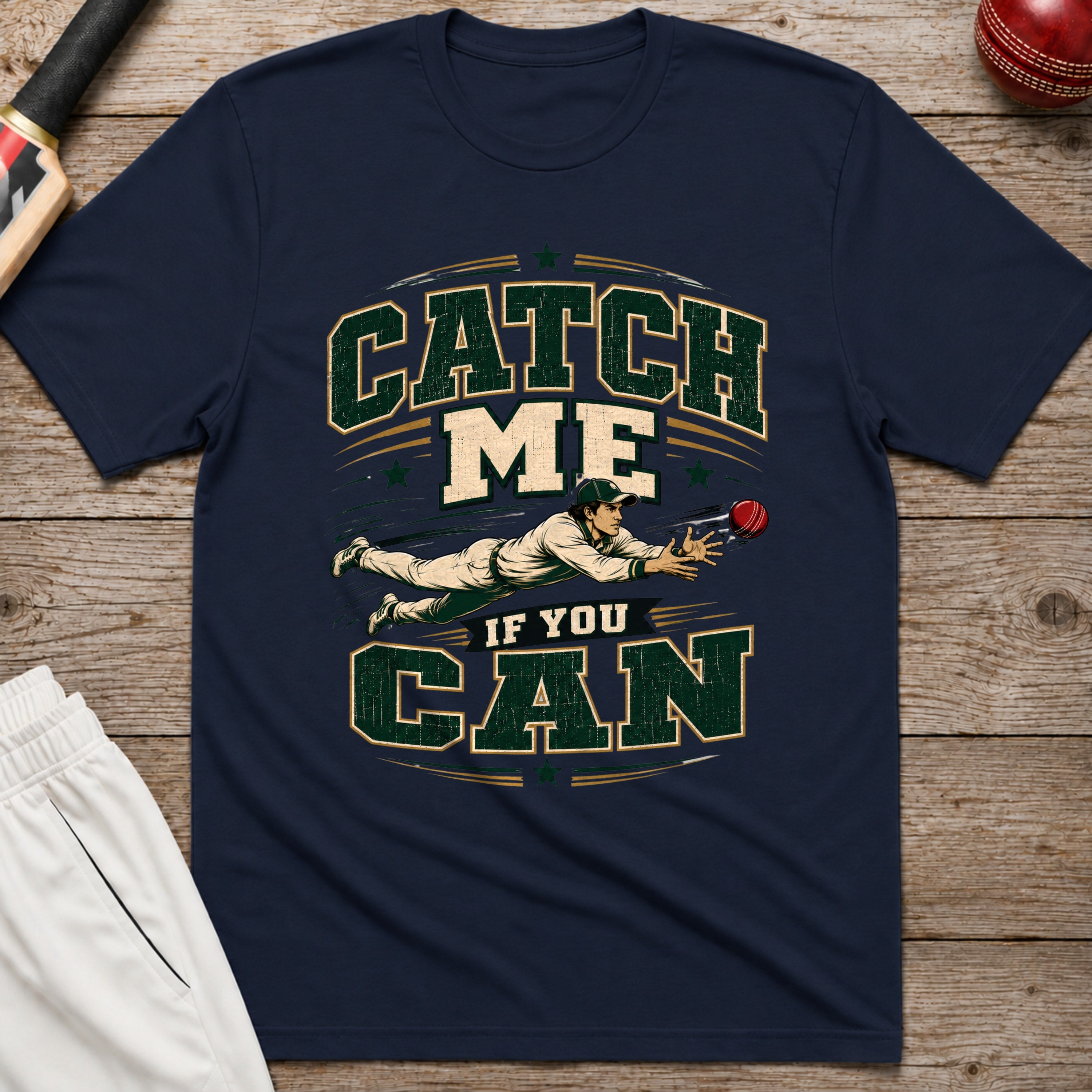 Catch Me If You Can T-Shirt - Navy