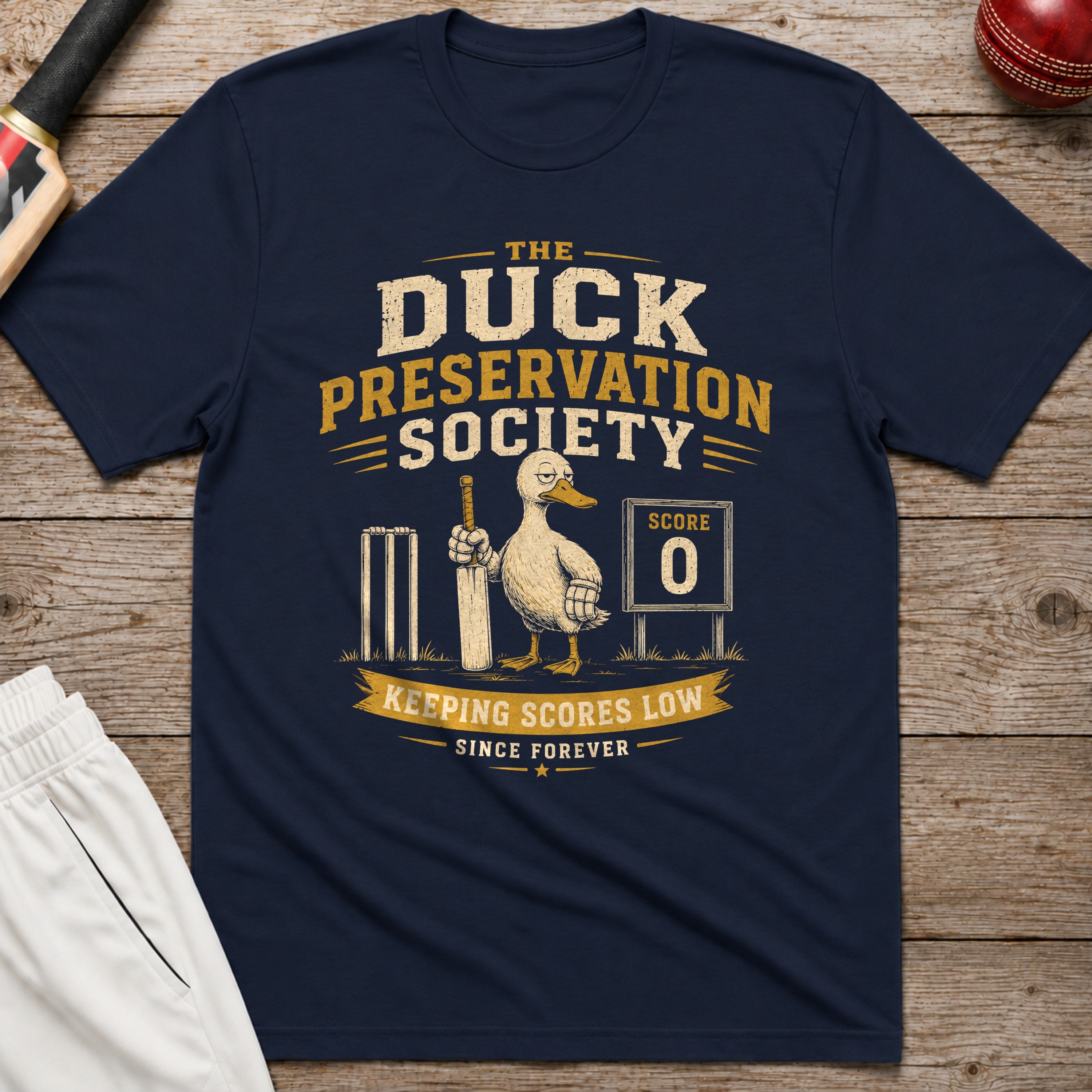 The Duck Preservation Society T-Shirt - Navy