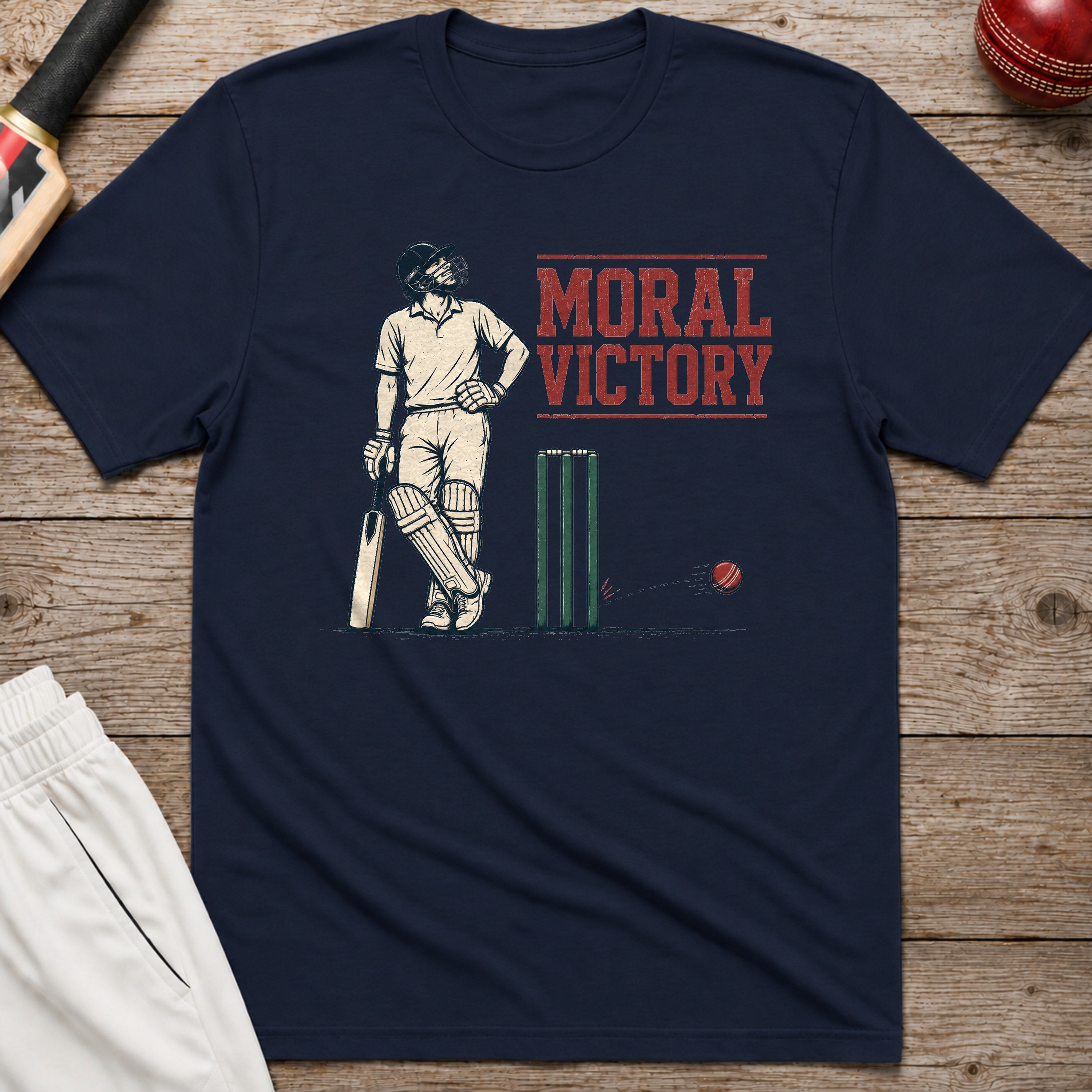 Moral Victory T-Shirt - Navy