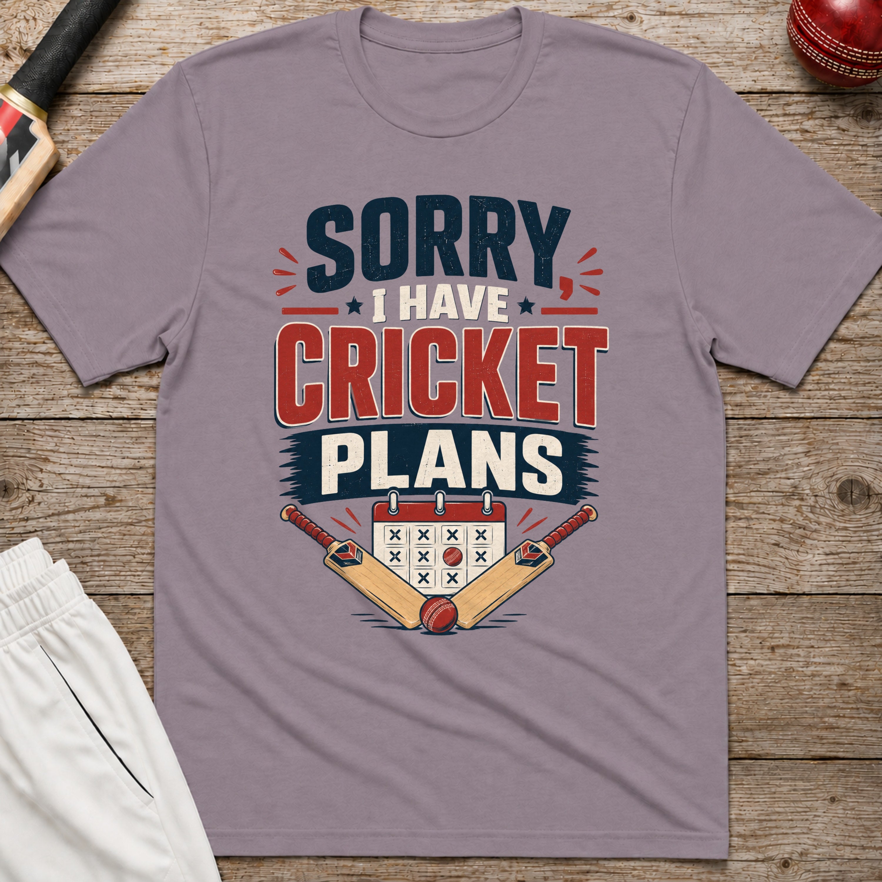 Sorry I Have Cricket Plans T-Shirt - Paragon