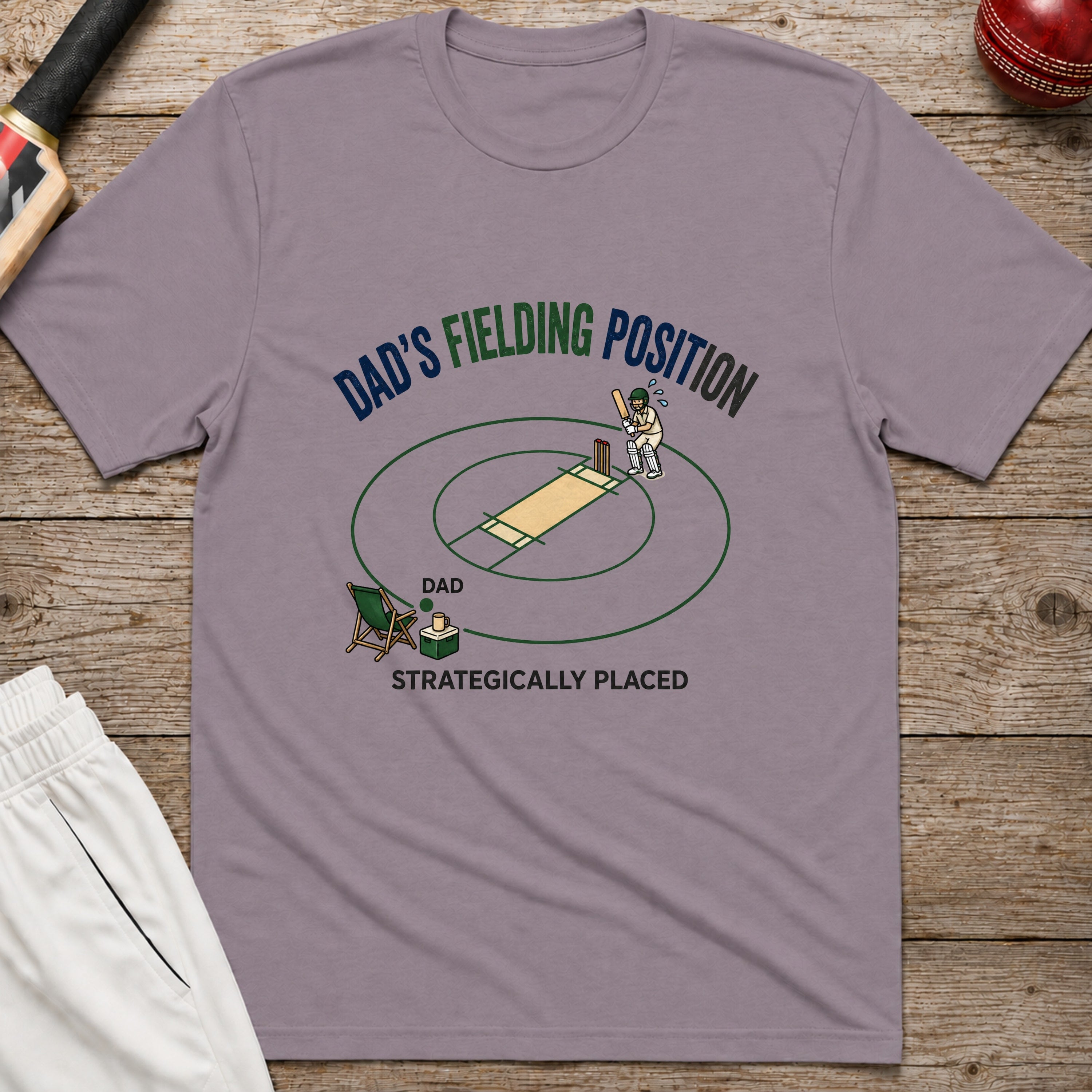 Dads Fielding Position T-Shirt - Paragon