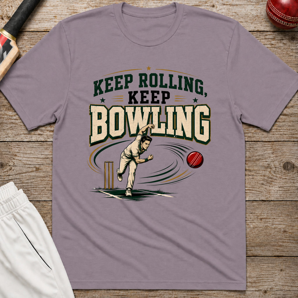 Keep Rolling Keep Bowling T-Shirt - Paragon
