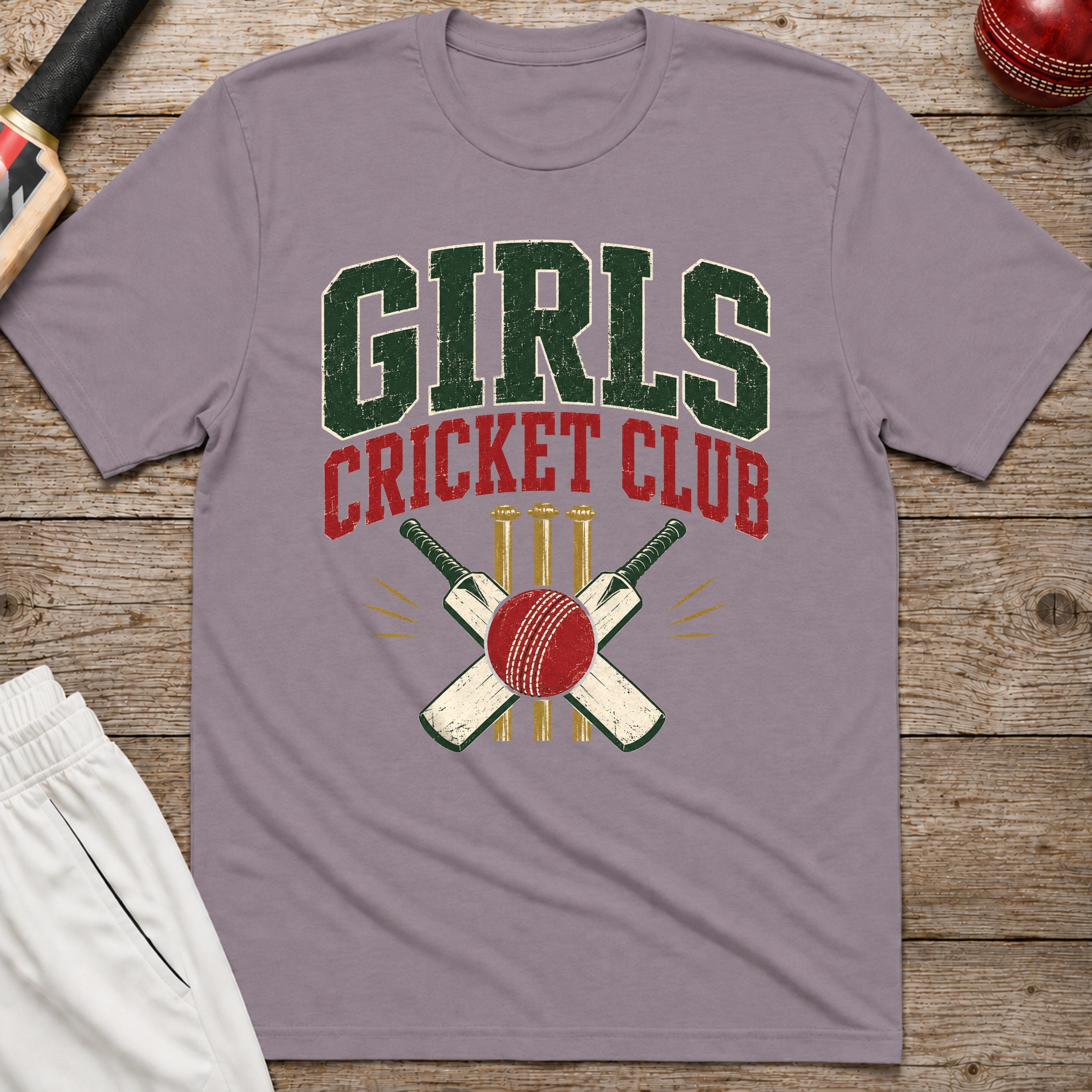 Girls Cricket Club T-Shirt - Paragon