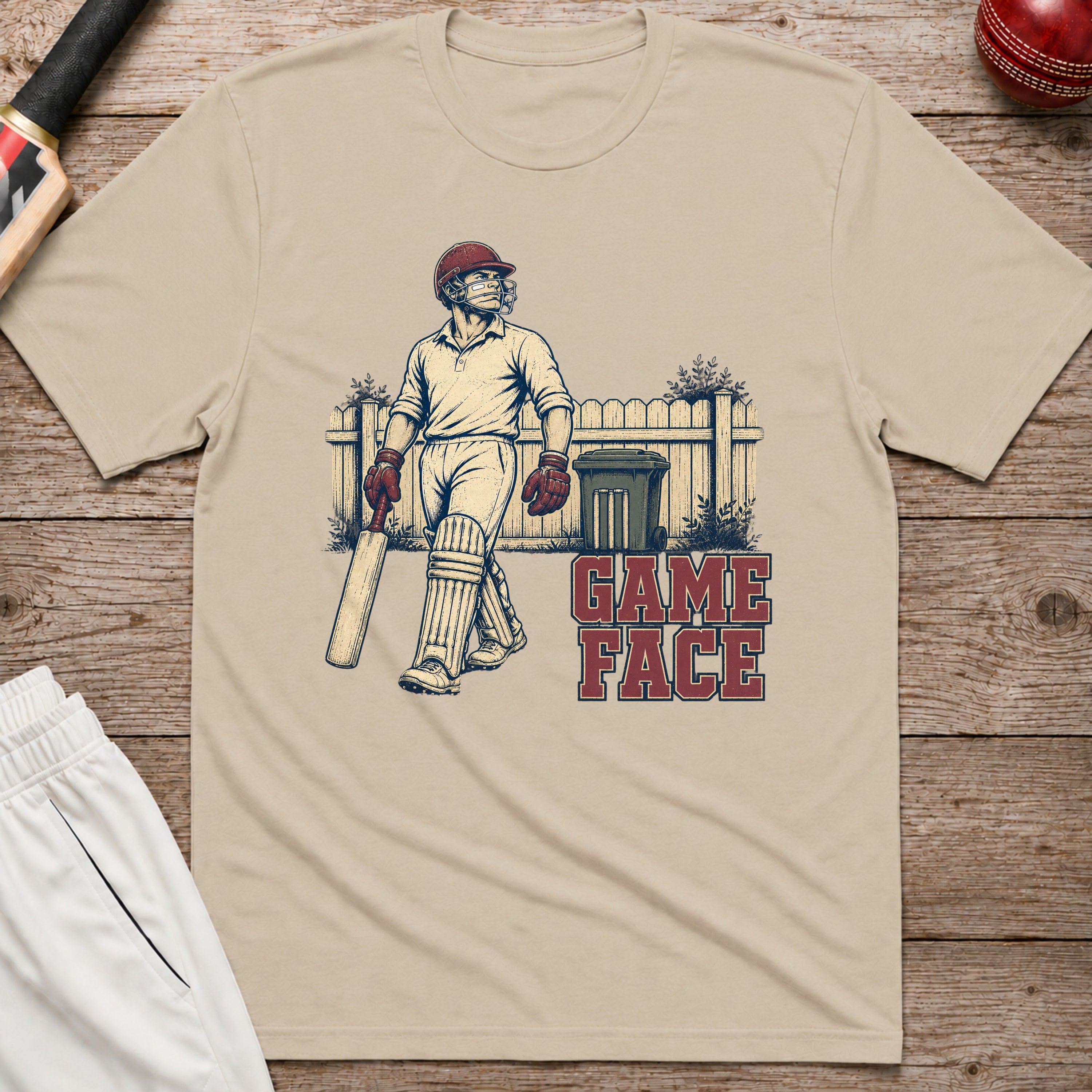 Game Face T-Shirt - Sand
