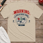 Talks In Cricket Terms Only T-Shirt - Sand