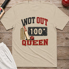 Not Out Queen T-Shirt - Sand