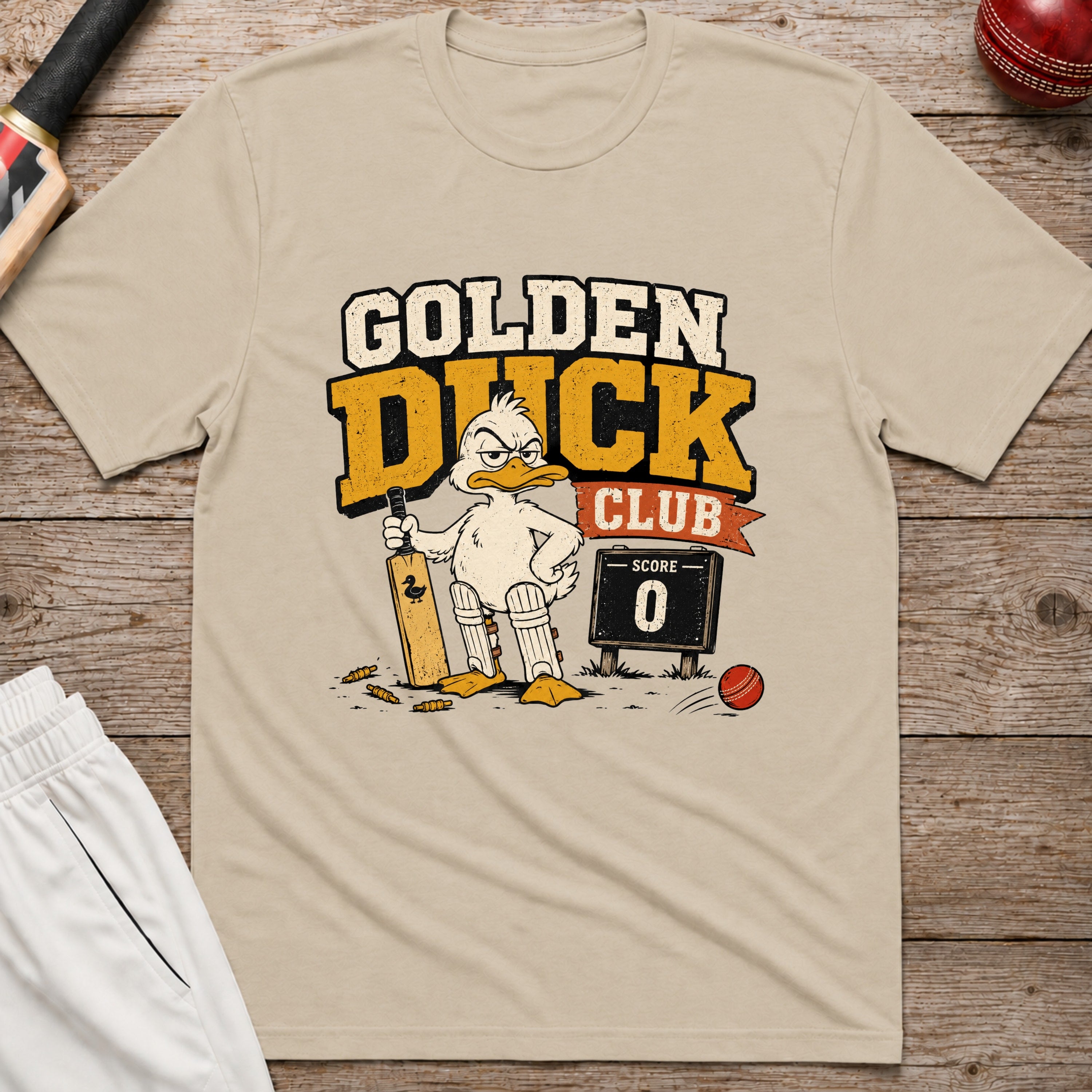 Golden Duck Club T-Shirt - Sand