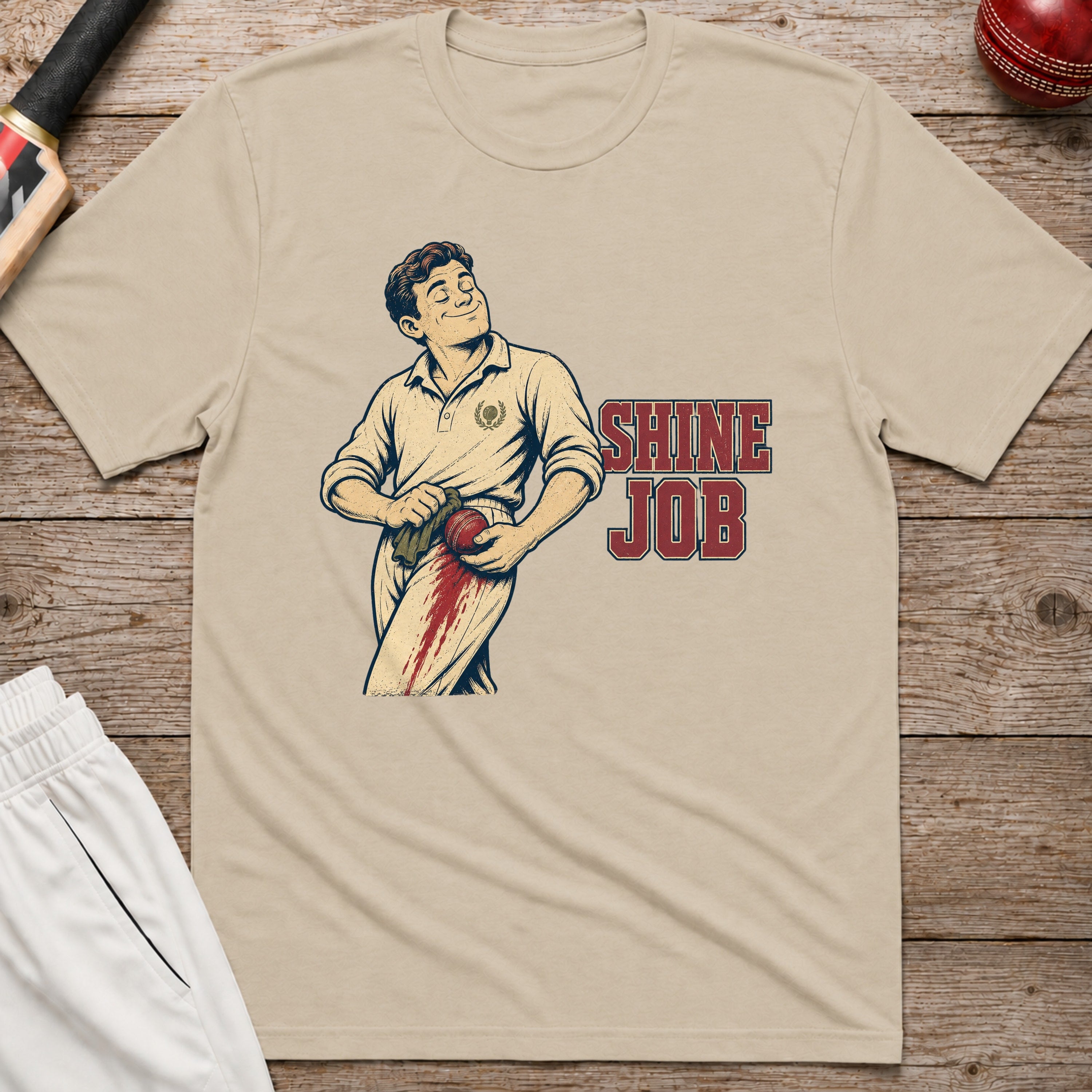Shine Job T-Shirt - Sand