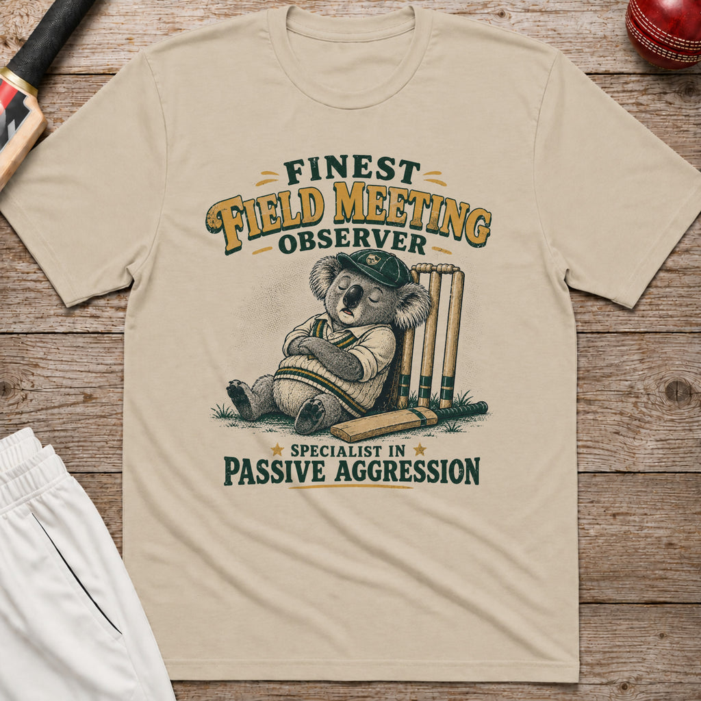 Finest Field Meeting Observer T-Shirt - Sand