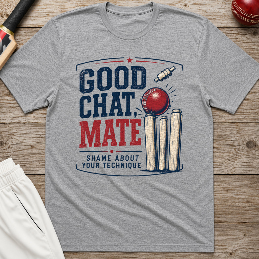 Good Chat Mate T-Shirt - Sport Grey
