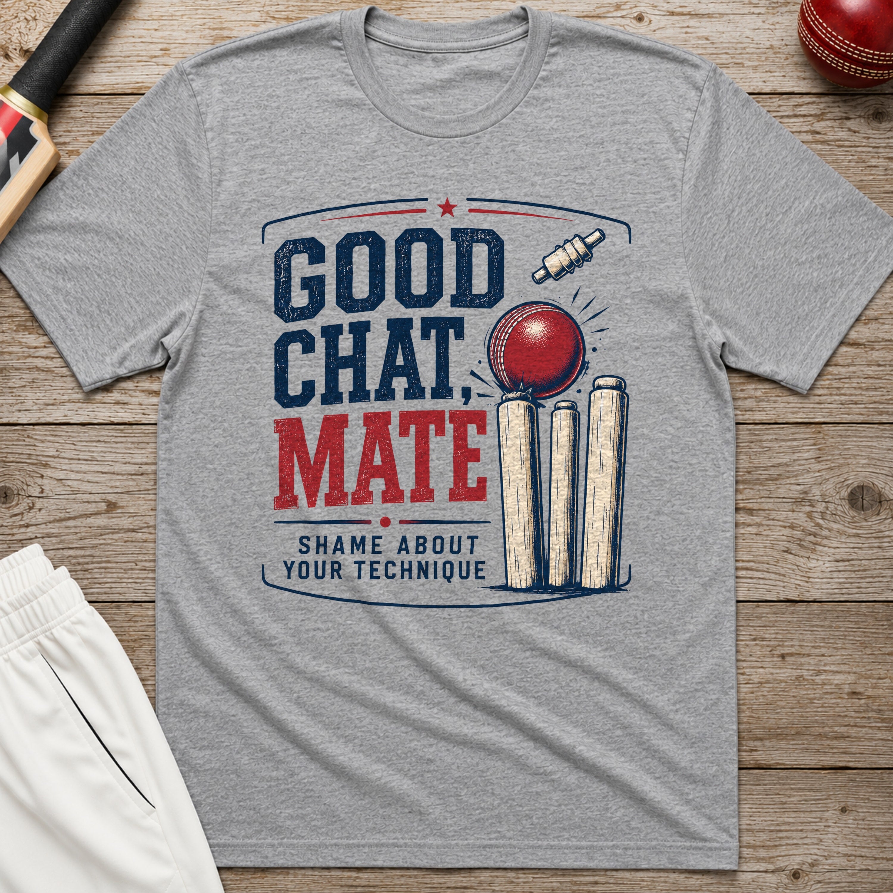 Good Chat Mate T-Shirt - Sport Grey