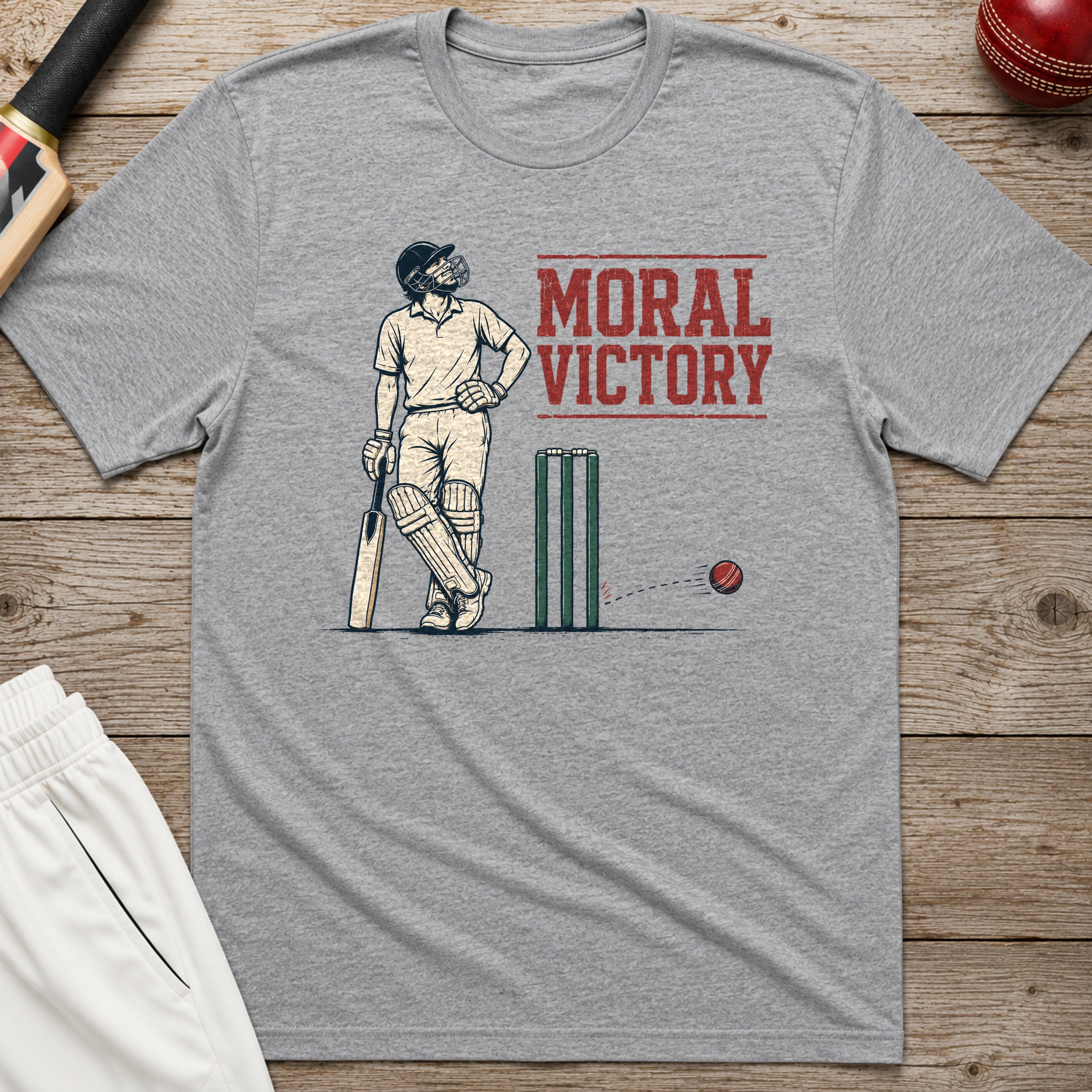 Moral Victory T-Shirt - Sport Grey