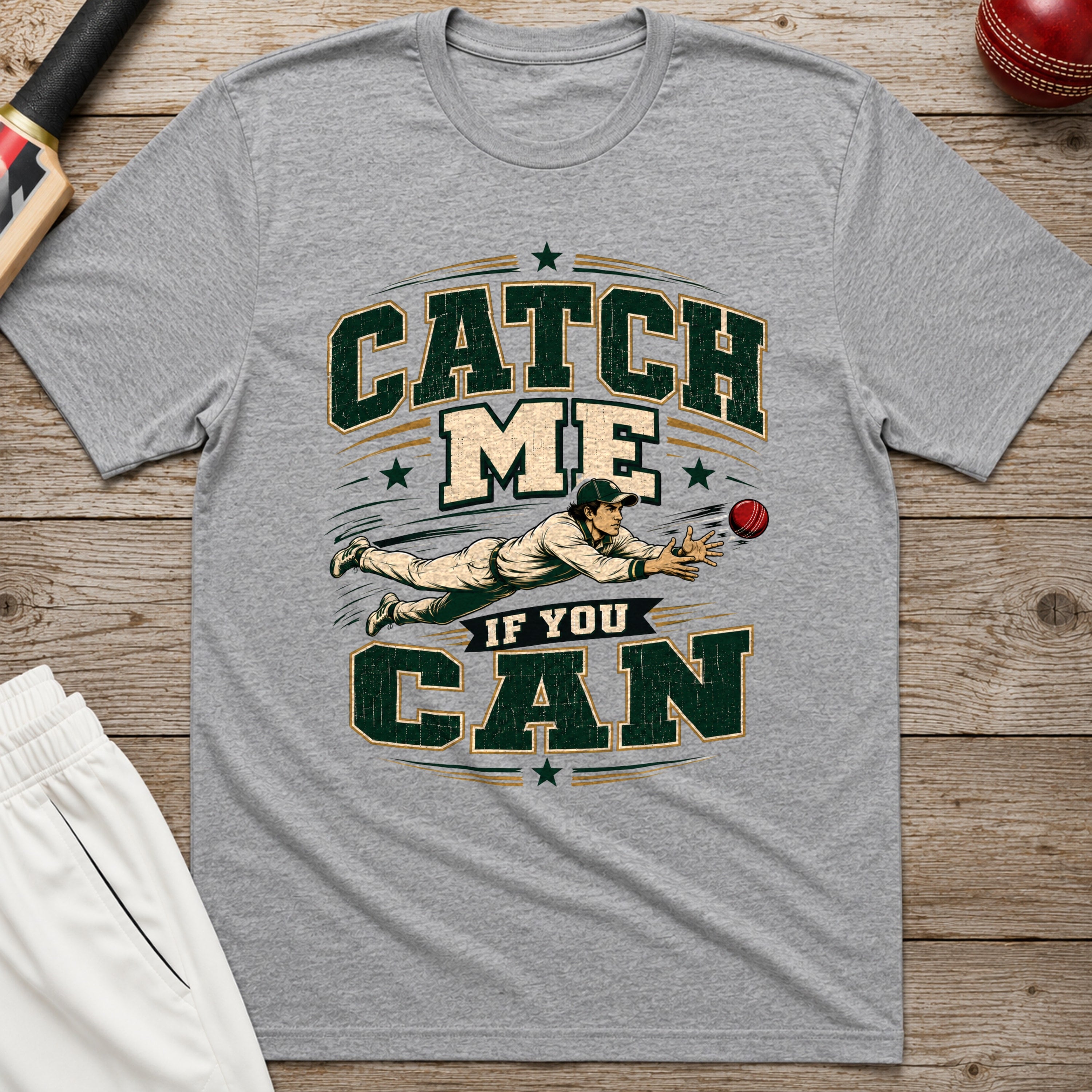 Catch Me If You Can T-Shirt - Sport Grey