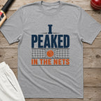 I Peaked In The Nets T-Shirt - Sport Grey