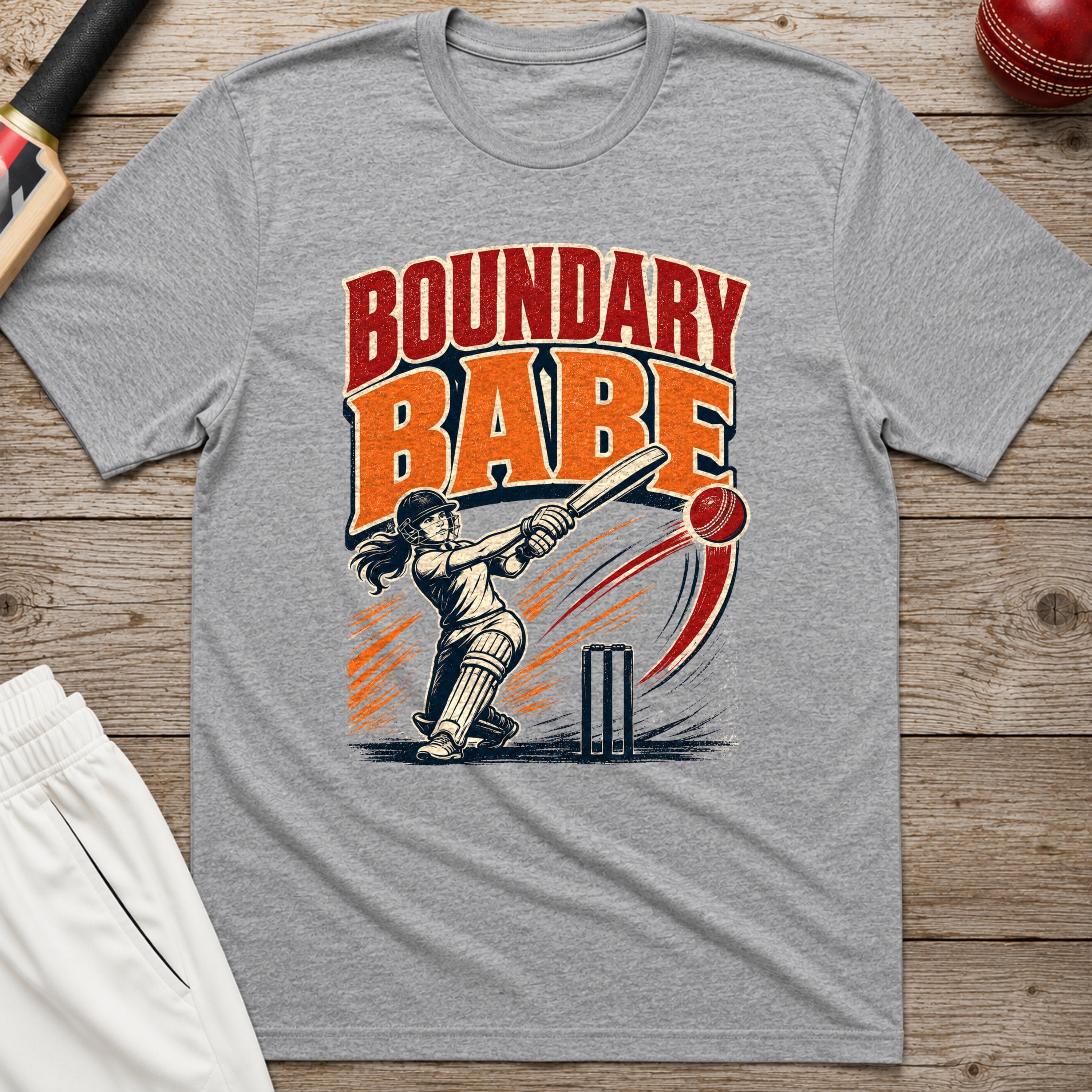 Boundary Babe T-Shirt - Sport Grey
