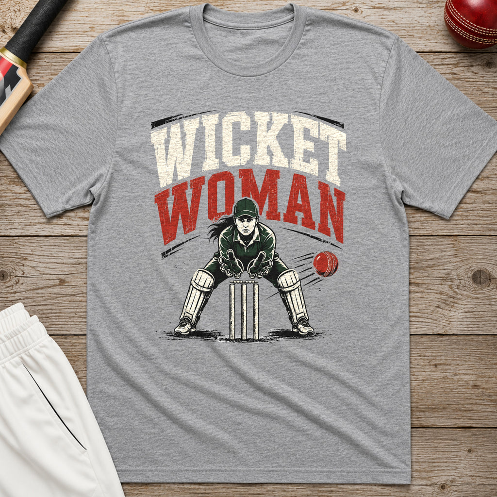 Wicket Woman T-Shirt - Sport Grey