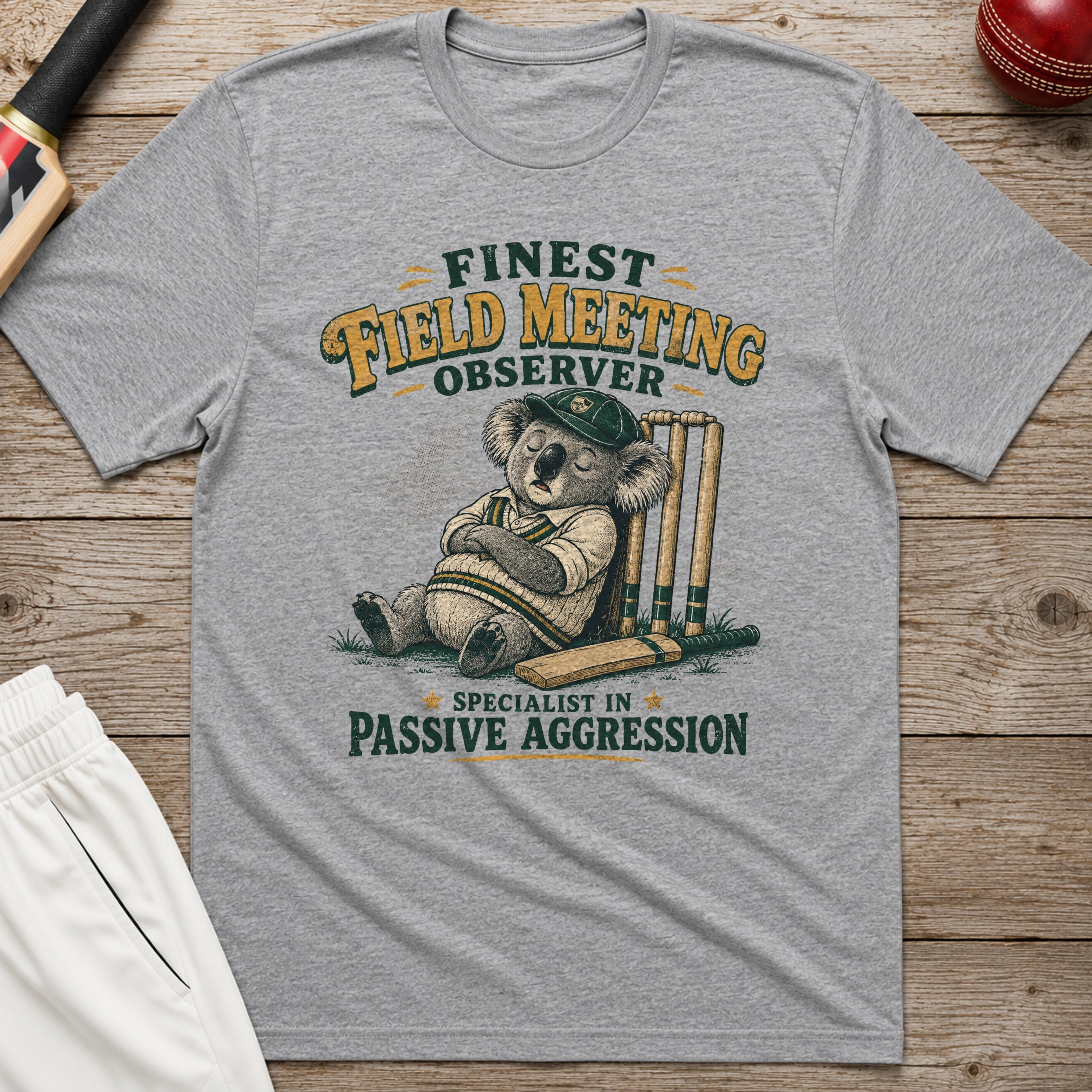 Finest Field Meeting Observer T-Shirt - Sport Grey