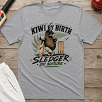 Kiwi By Birth Sledger By Nature T-Shirt - Sport Grey
