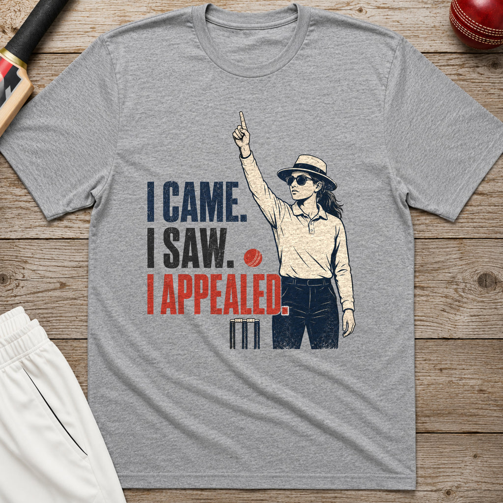 I Came I Saw I Appealed T-Shirt - Sport Grey