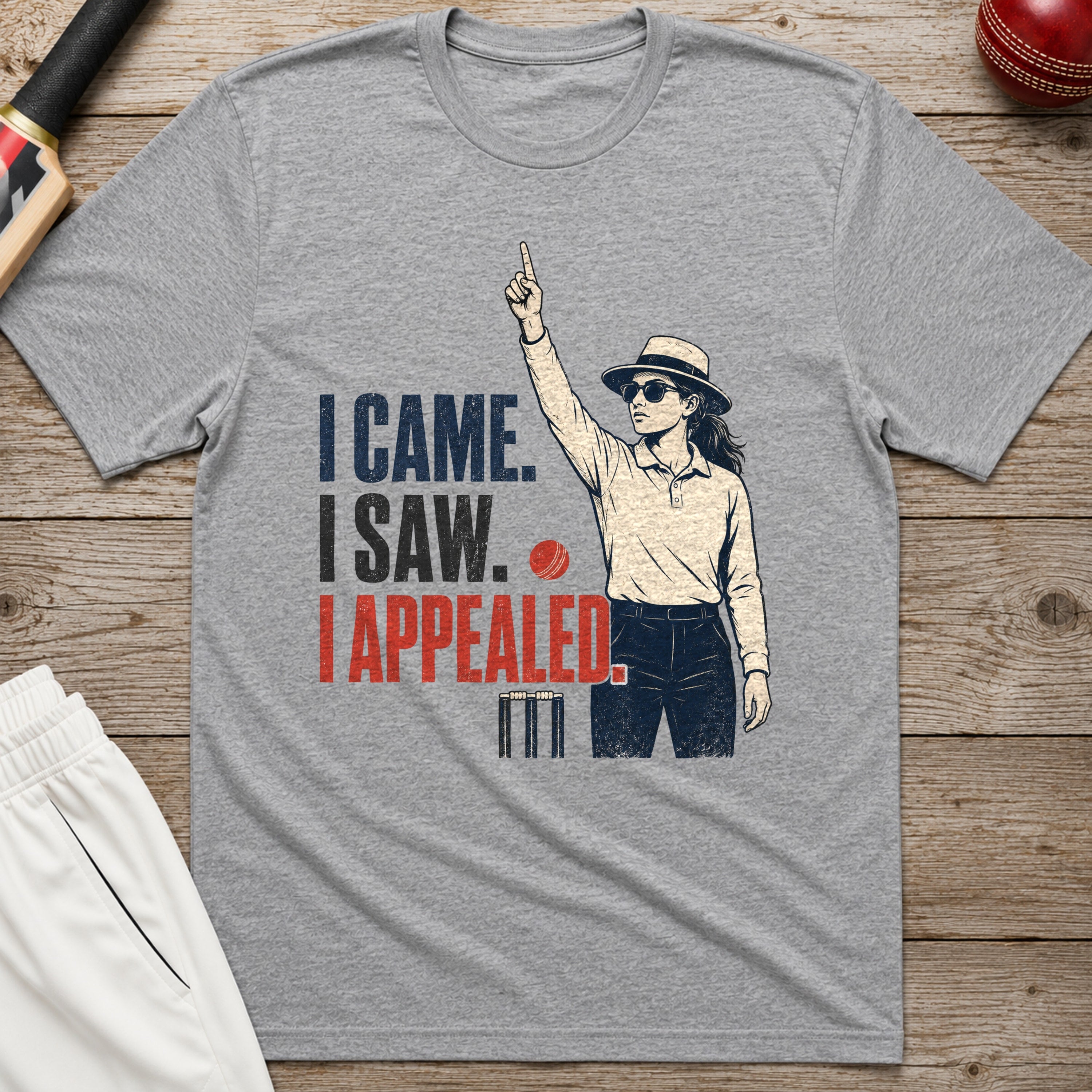 I Came I Saw I Appealed T-Shirt - Sport Grey