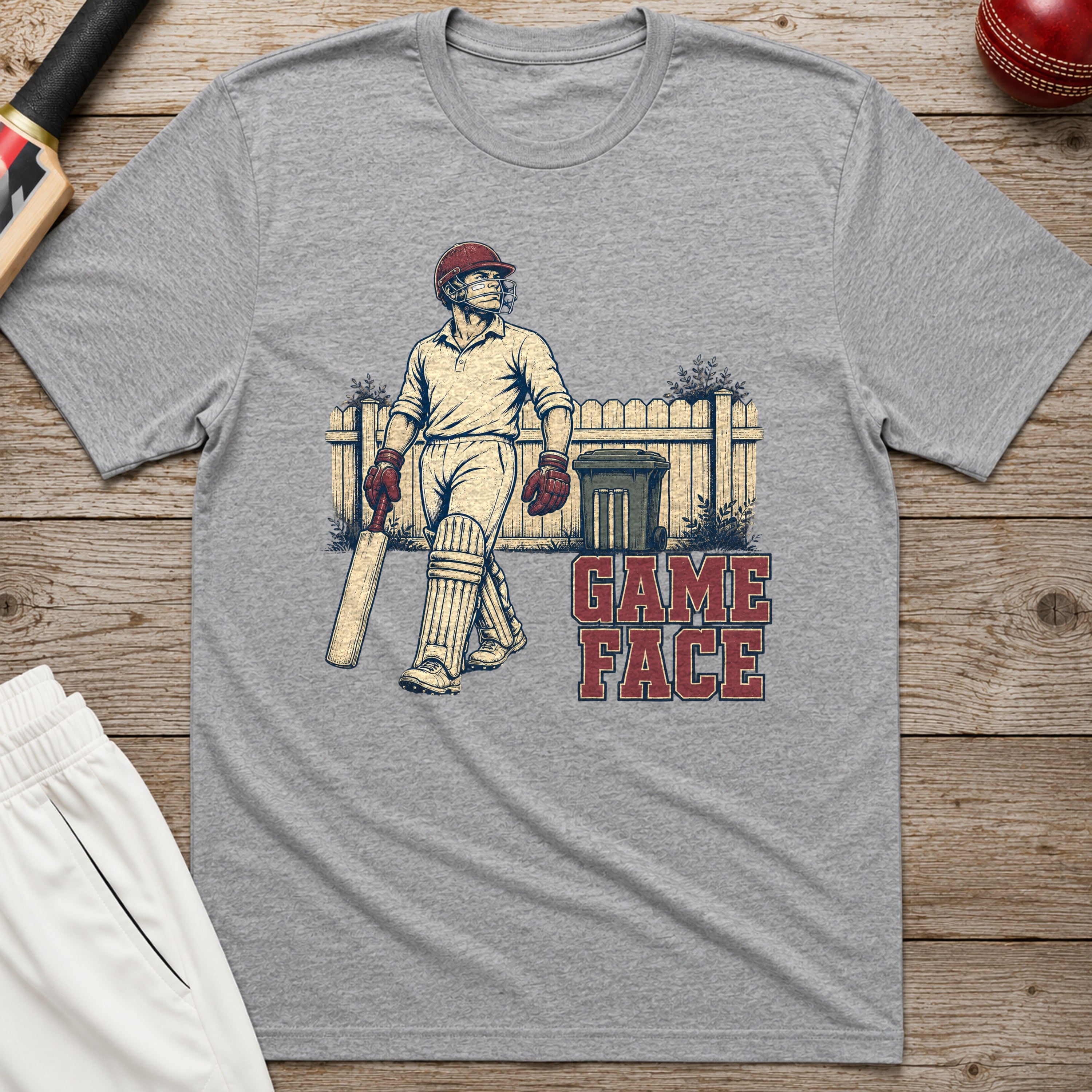 Game Face T-Shirt - Sport Grey