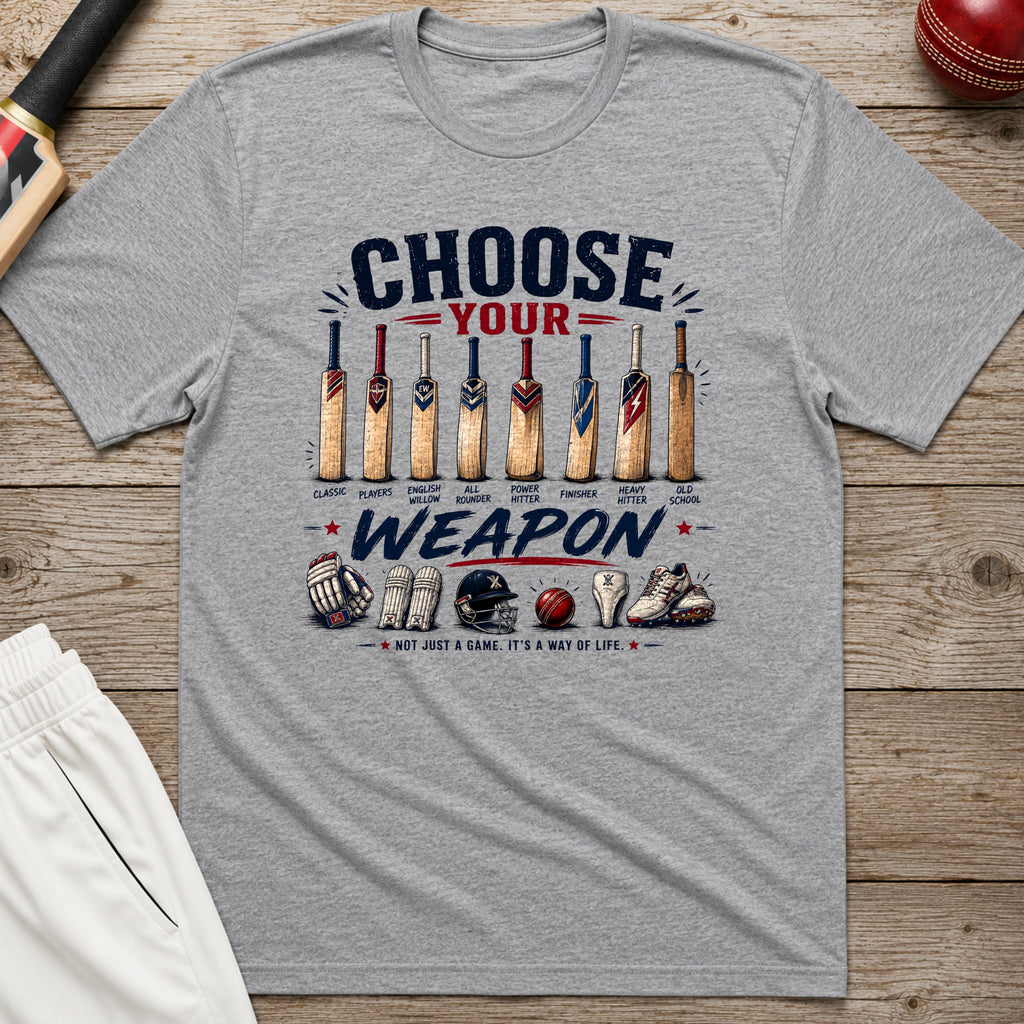 Choose Your Weapon T-Shirt - Sport Grey