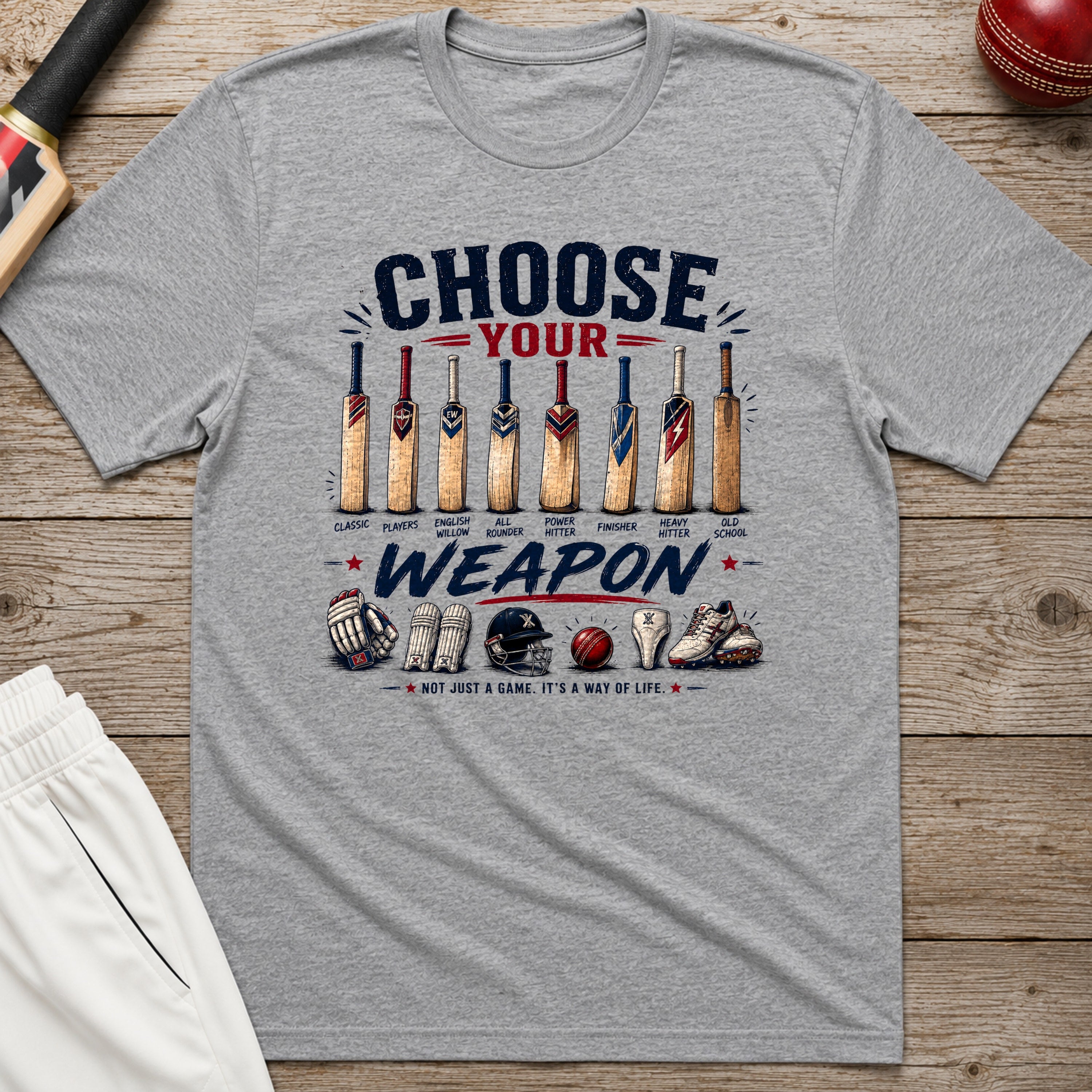 Choose Your Weapon T-Shirt - Sport Grey