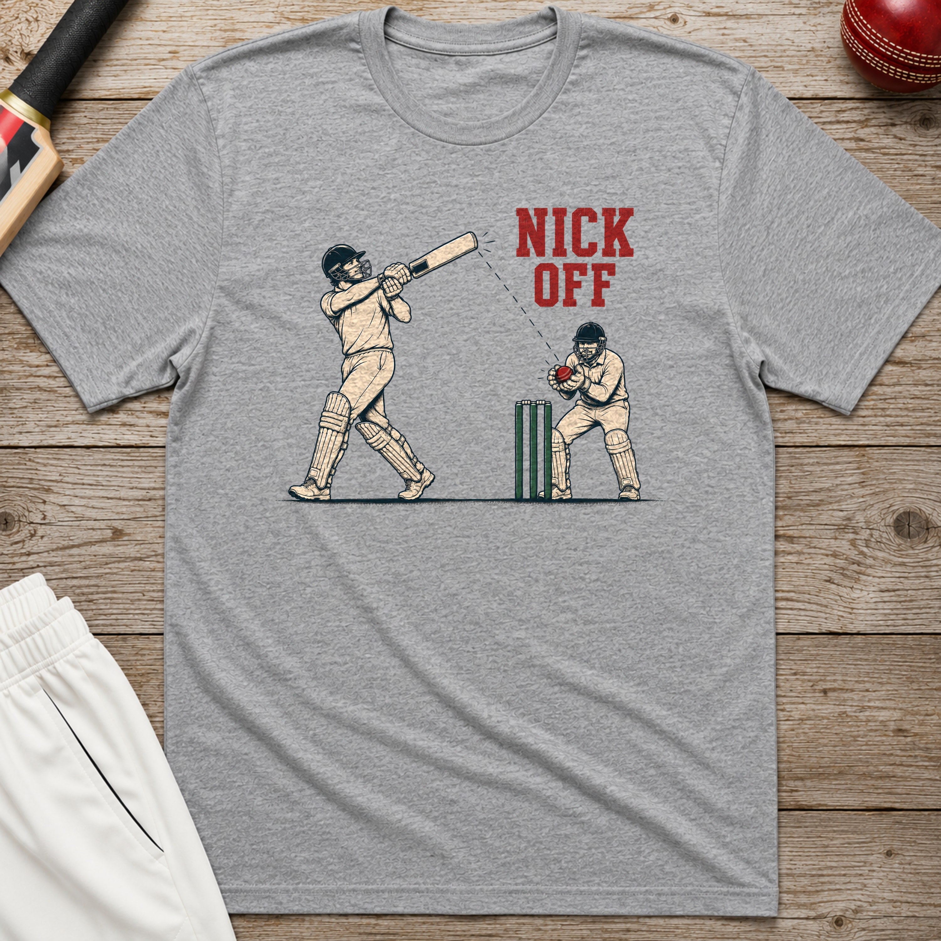 Nick Off T-Shirt - Sport Grey