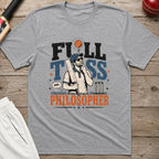 Full Toss Philosopher T-Shirt - Sport Grey