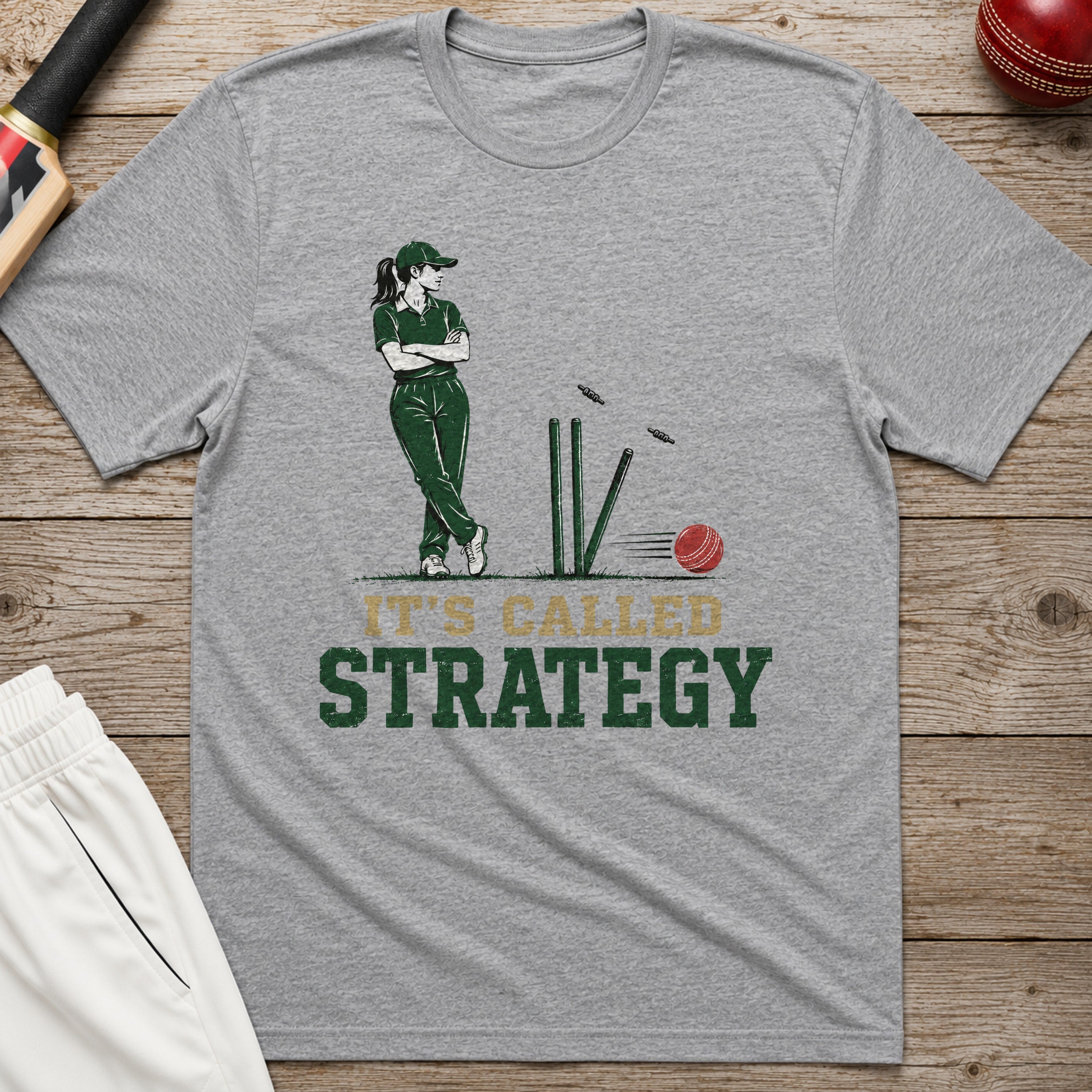 Its Called Strategy T-Shirt - Sport Grey