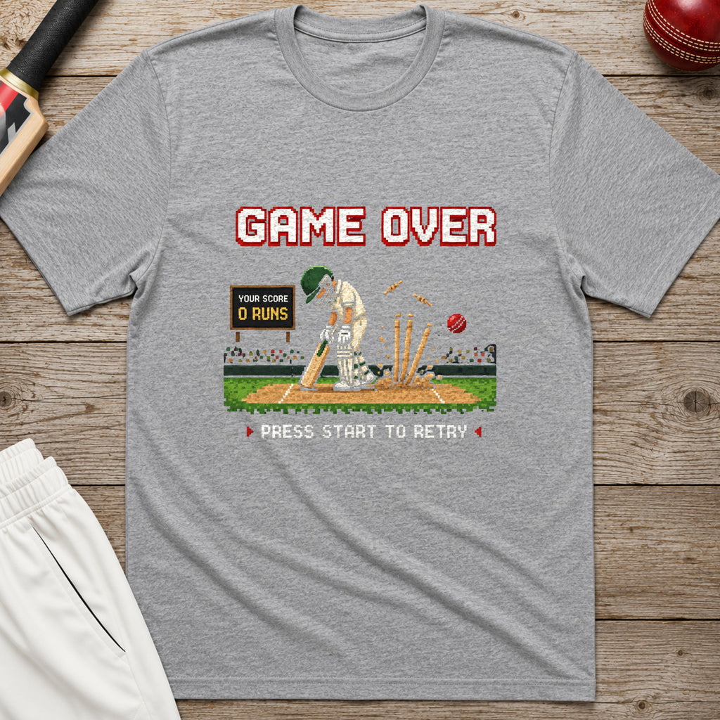 Game Over T-Shirt - Sport Grey