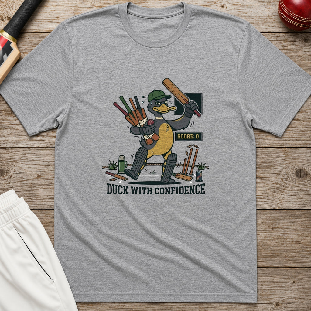 Duck With Confidence T-Shirt - Sport Grey