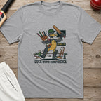 Duck With Confidence T-Shirt - Sport Grey